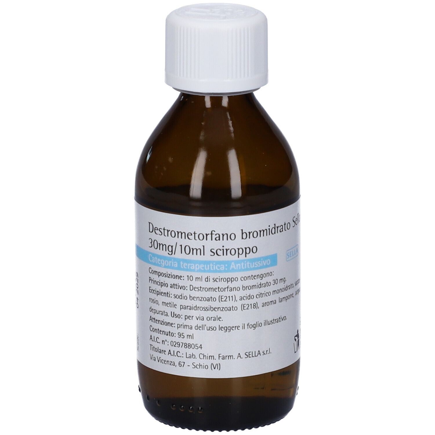 Destrometorfano Bromidrato Sella 30 mg/10 ml Sciroppo