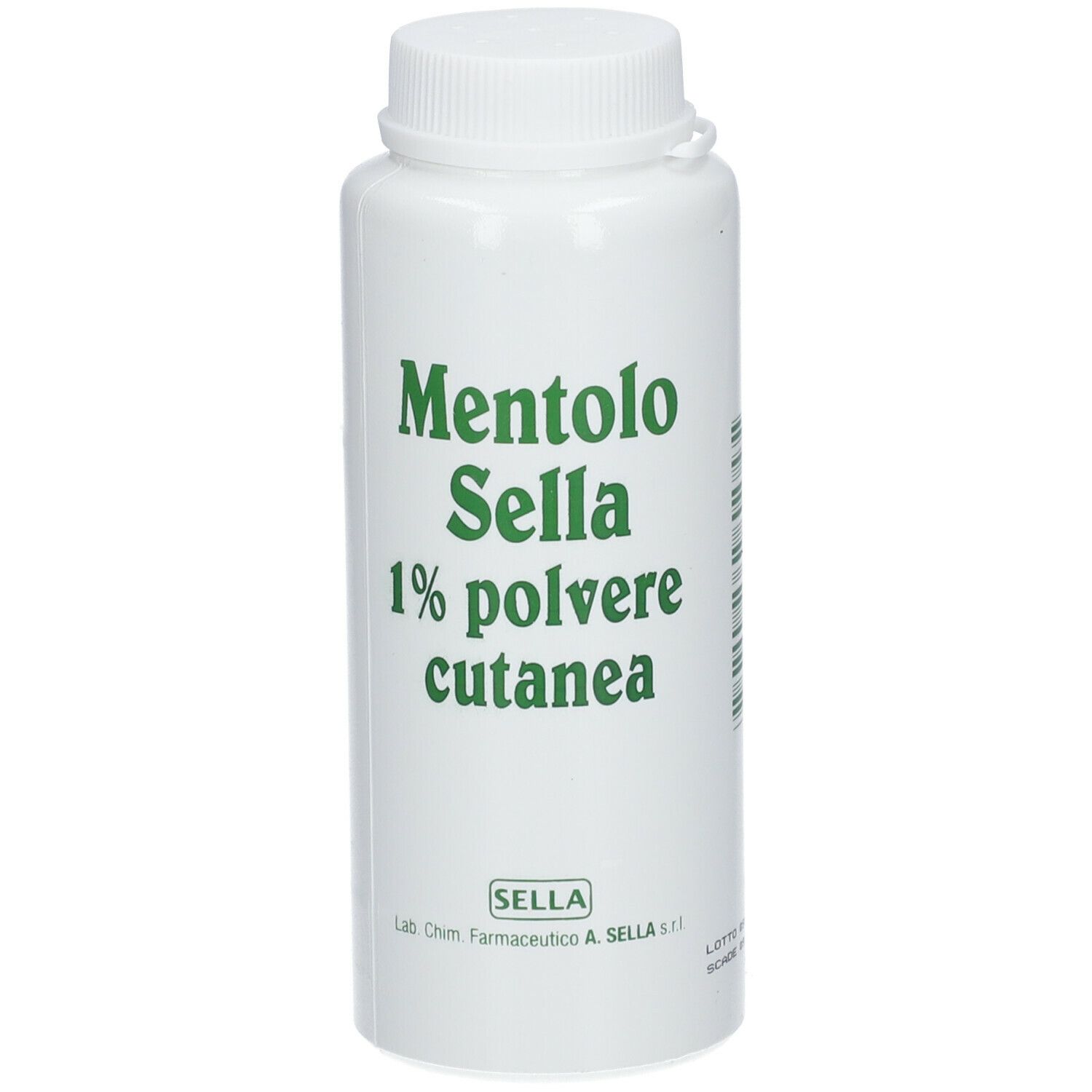 SELLA Mentolo 1% polvere cutanea