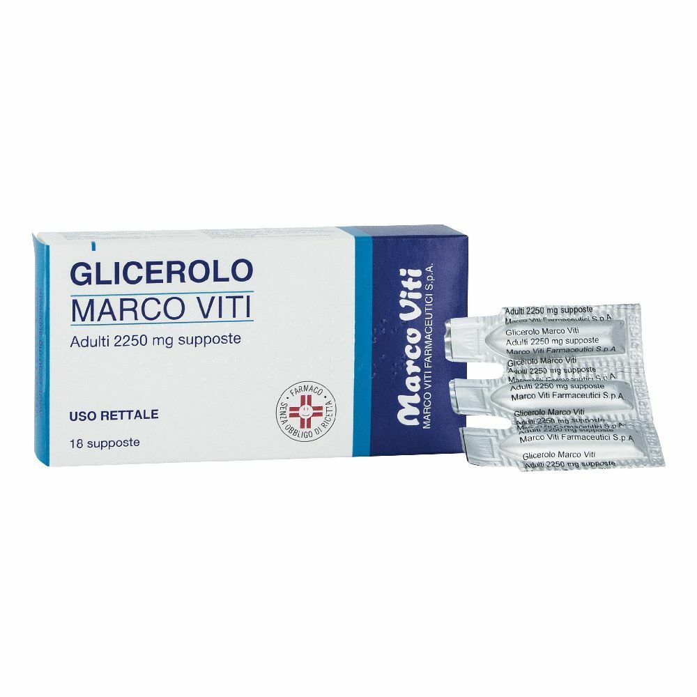 Image of Glicerolo Marco Viti Adulti 2250 mg Supposte