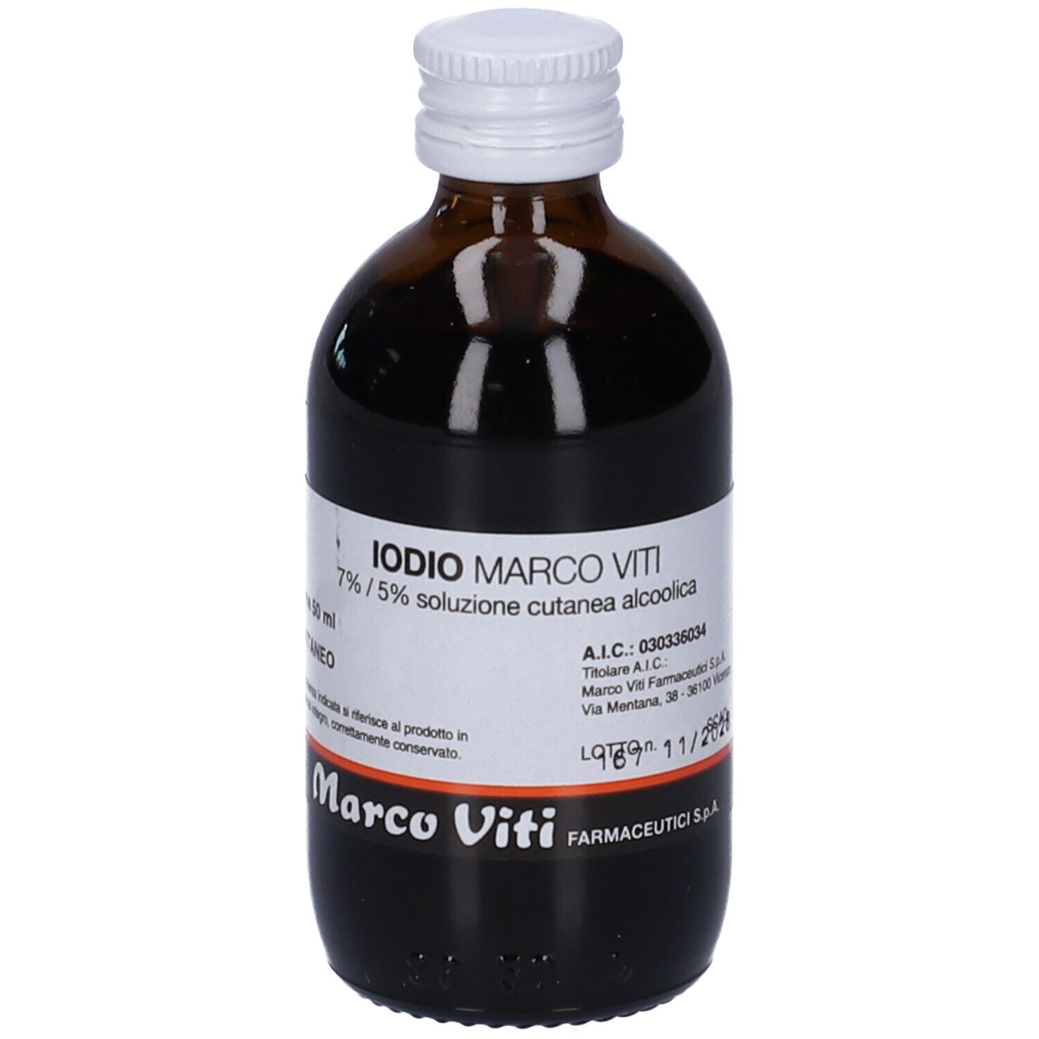 IODIO MARCO VITI 7%/5% SOLUZIONE CUTANEA ALCOLICA