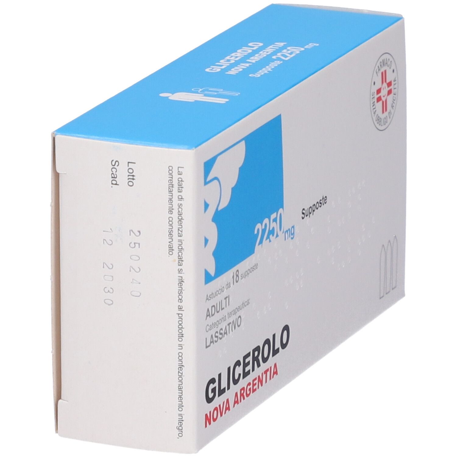 Glicerolo 2250 Nova Argentia Supposte Adulti