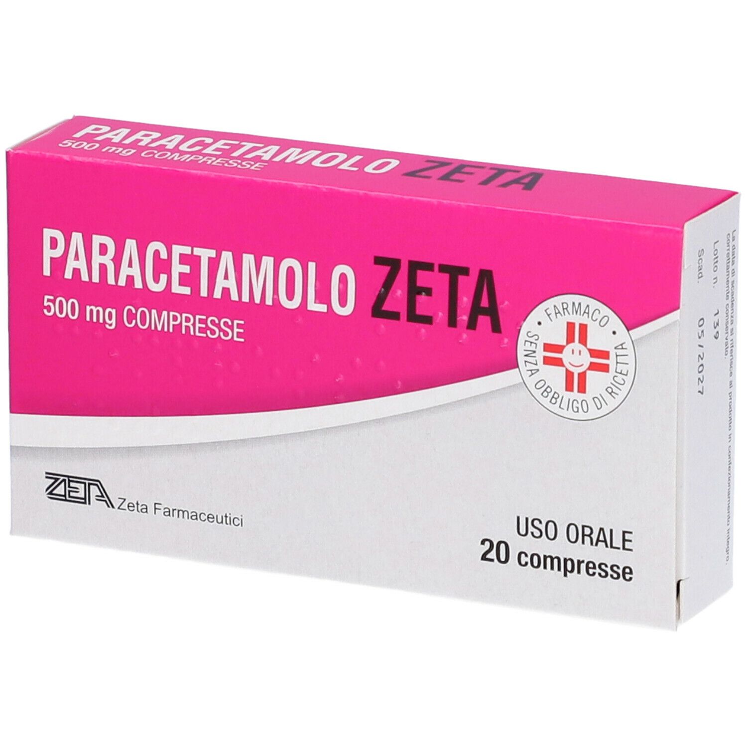 zeta farmaceutici paracetamolo zeta 500 mg compresse