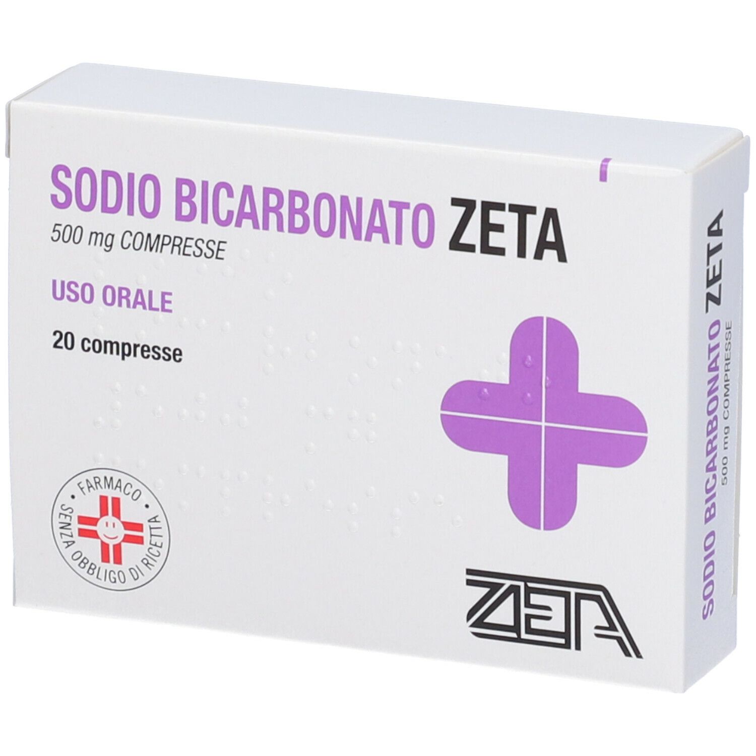 ZETA FARMACEUTICI Sodio Bicarbonato Zeta 500 mg compresse