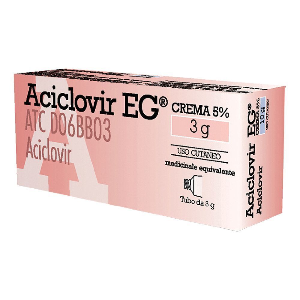 Aciclovir EG 5% Crema 3 g Crema