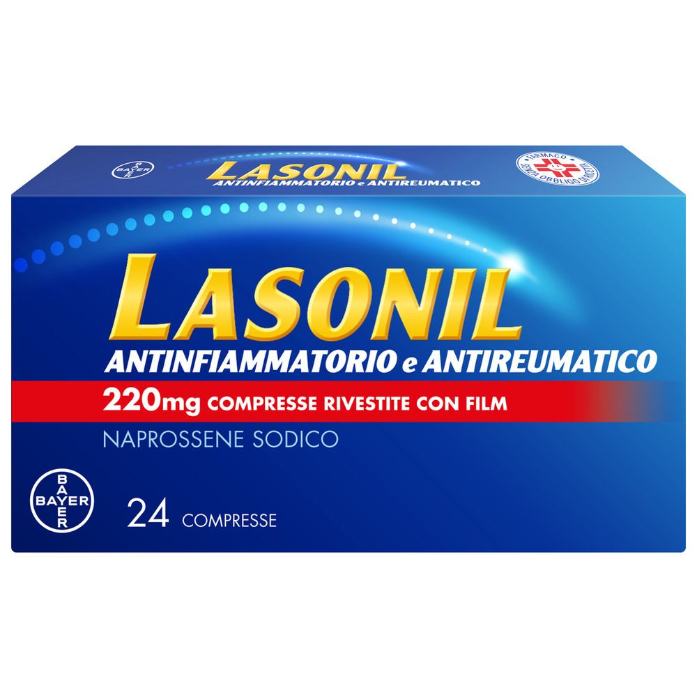 Lasonil antinfiammatorio e antireumatico 220 mg 24 compresse rivestite con film