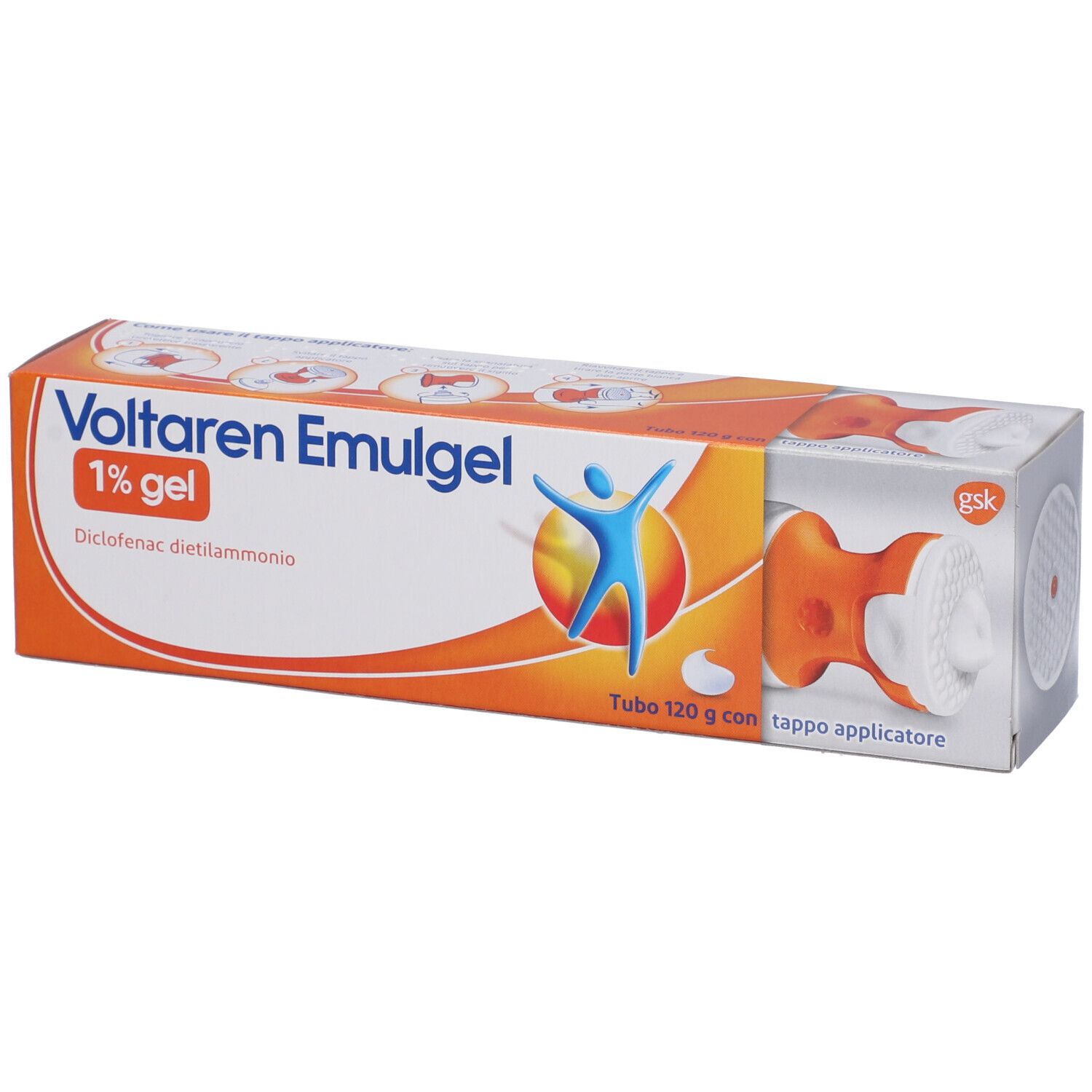 Voltaren Emulgel 1% Gel con Tappo Applicatore