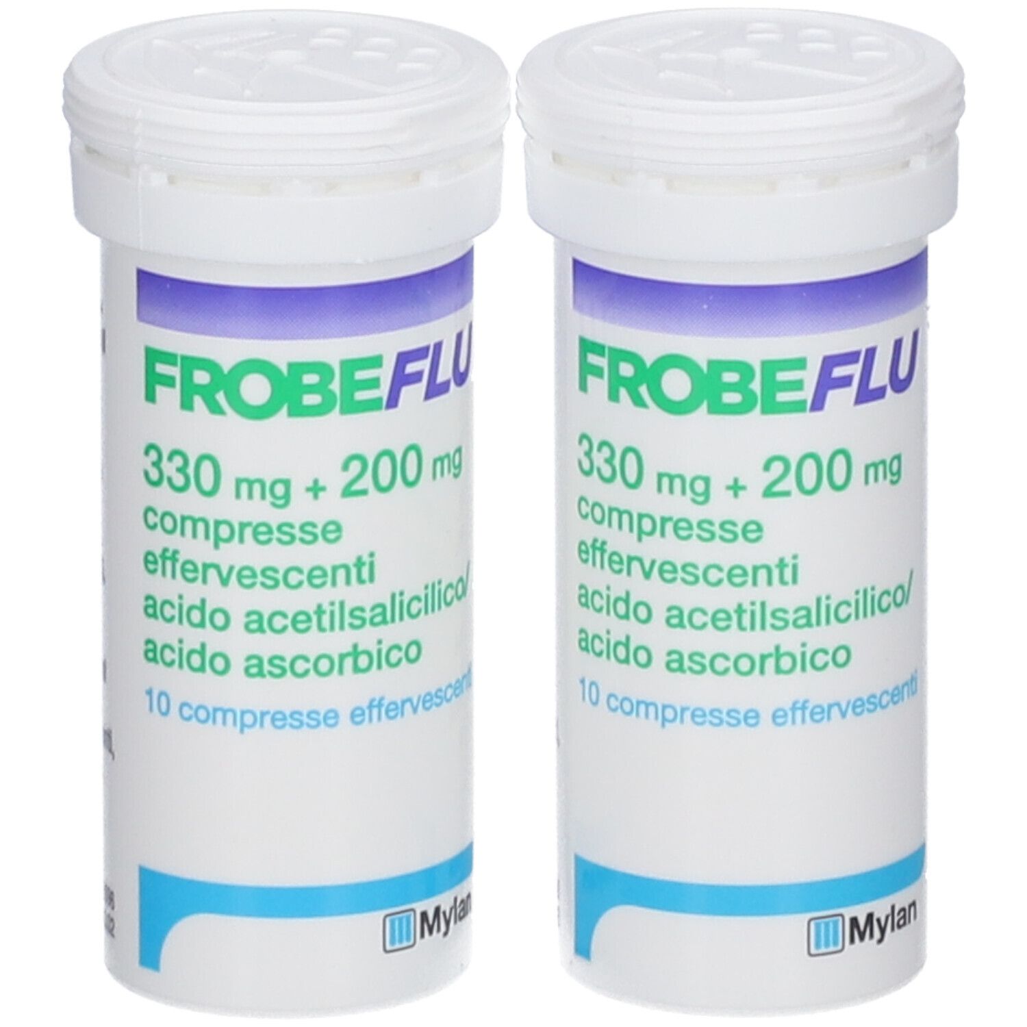 FROBEFLU 330 mg + 200 mg compresse effervescenti