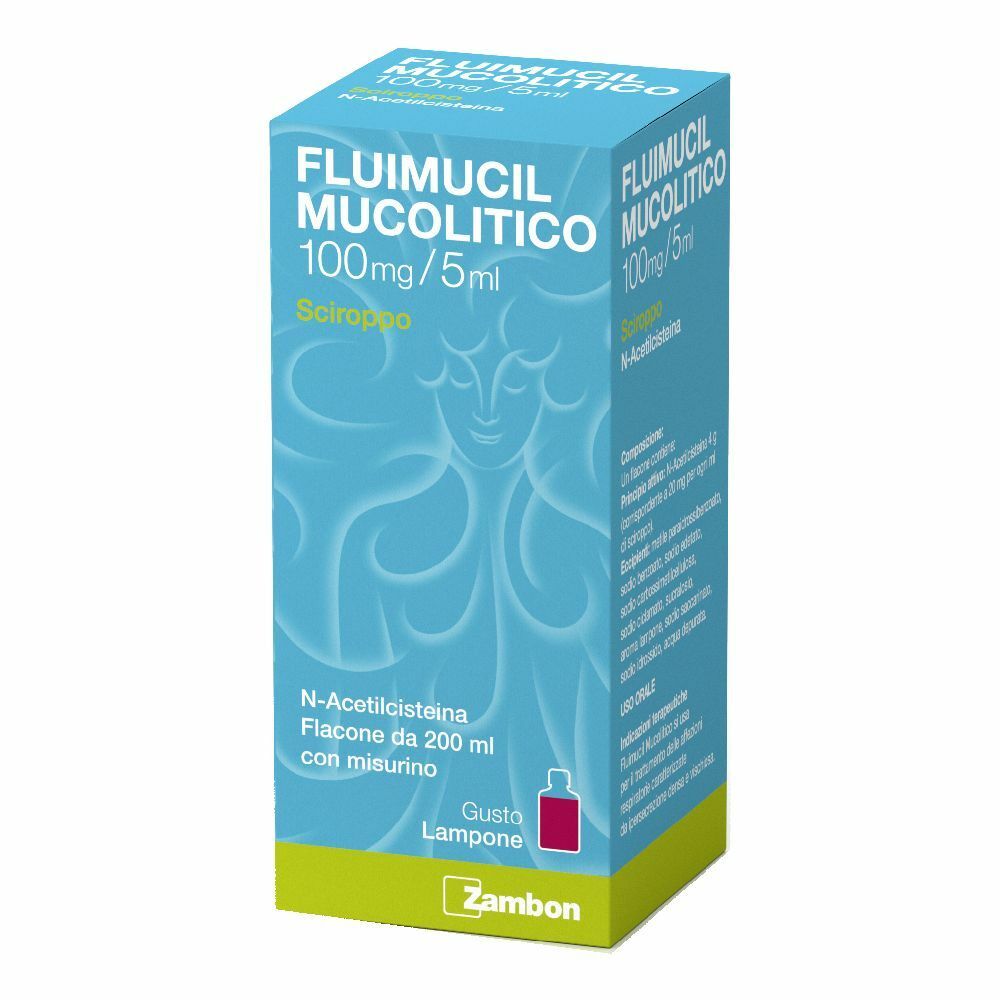 Image of FLUIMICIL Mucolitico Sciroppo 100 mg/5 ml