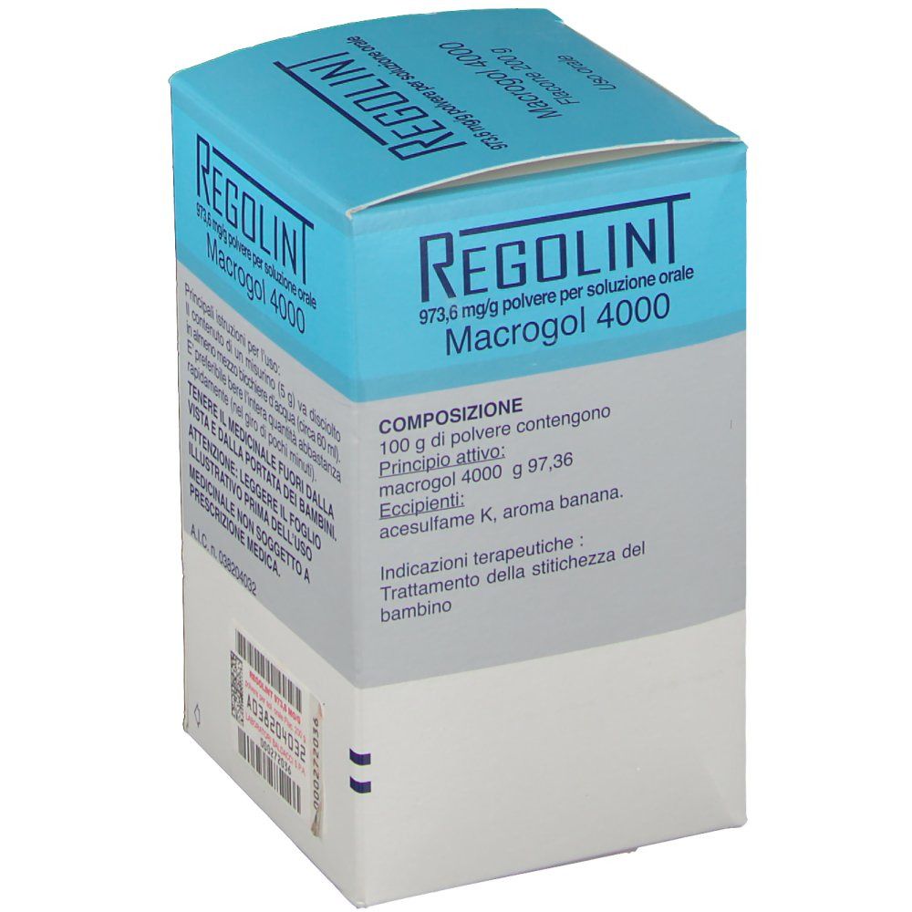 Confezione del prodotto con testo. Scatola blu e bianca. Composizione e indicazioni terapeutiche.