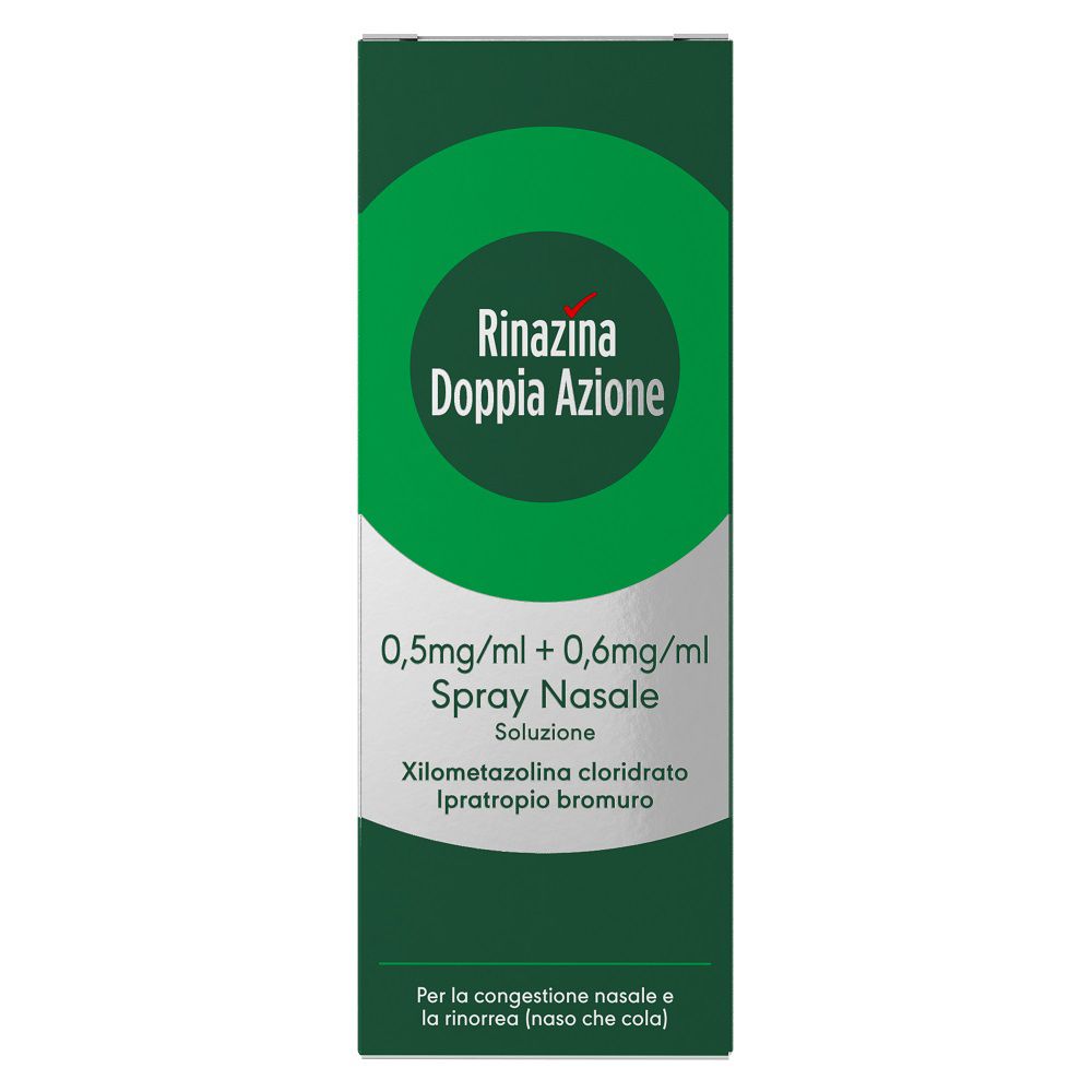 Rinazina Doppia Azione Spray Nasale Decongestionate, 10ml