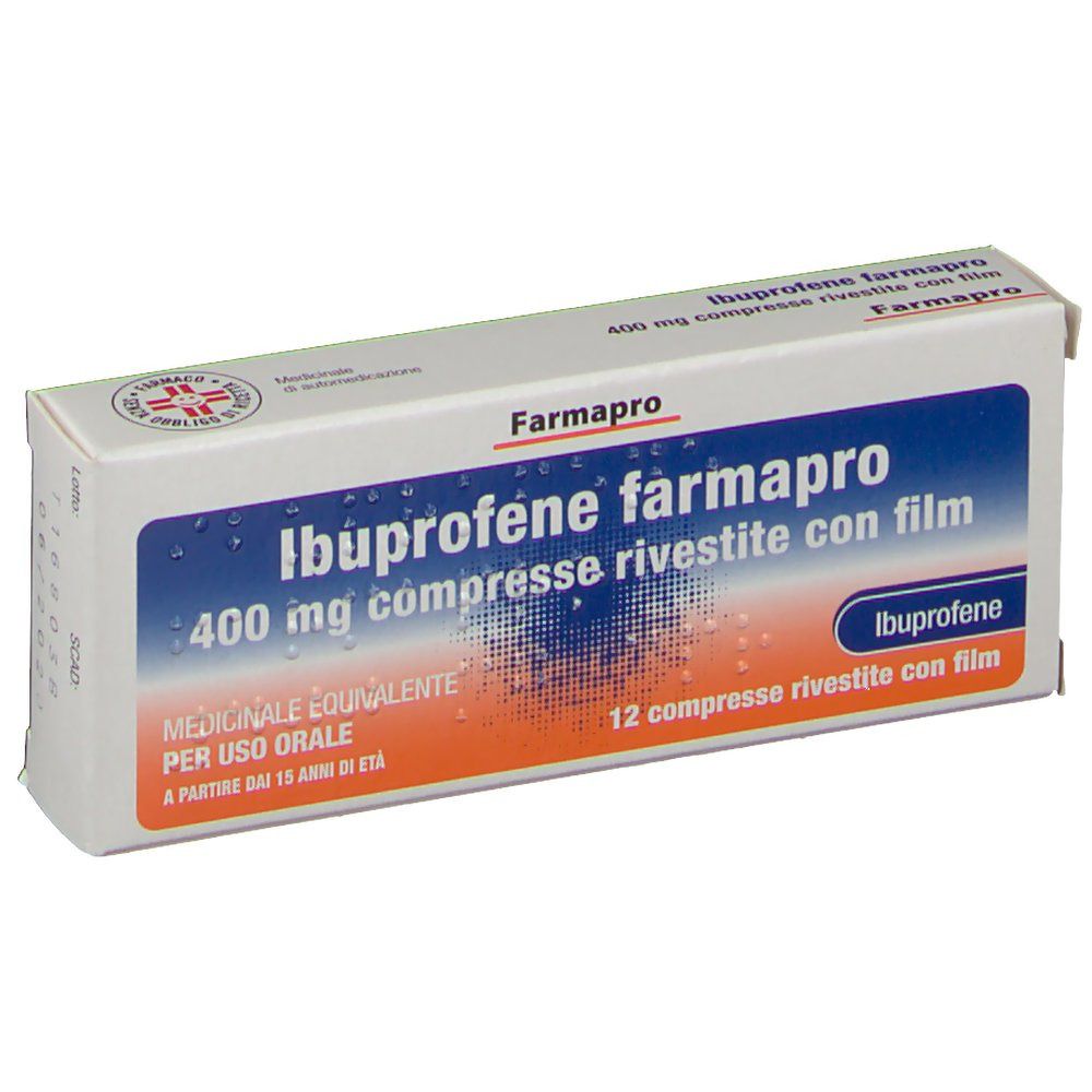 Ibuprofene Farmapro 400 mg Compresse rivestite