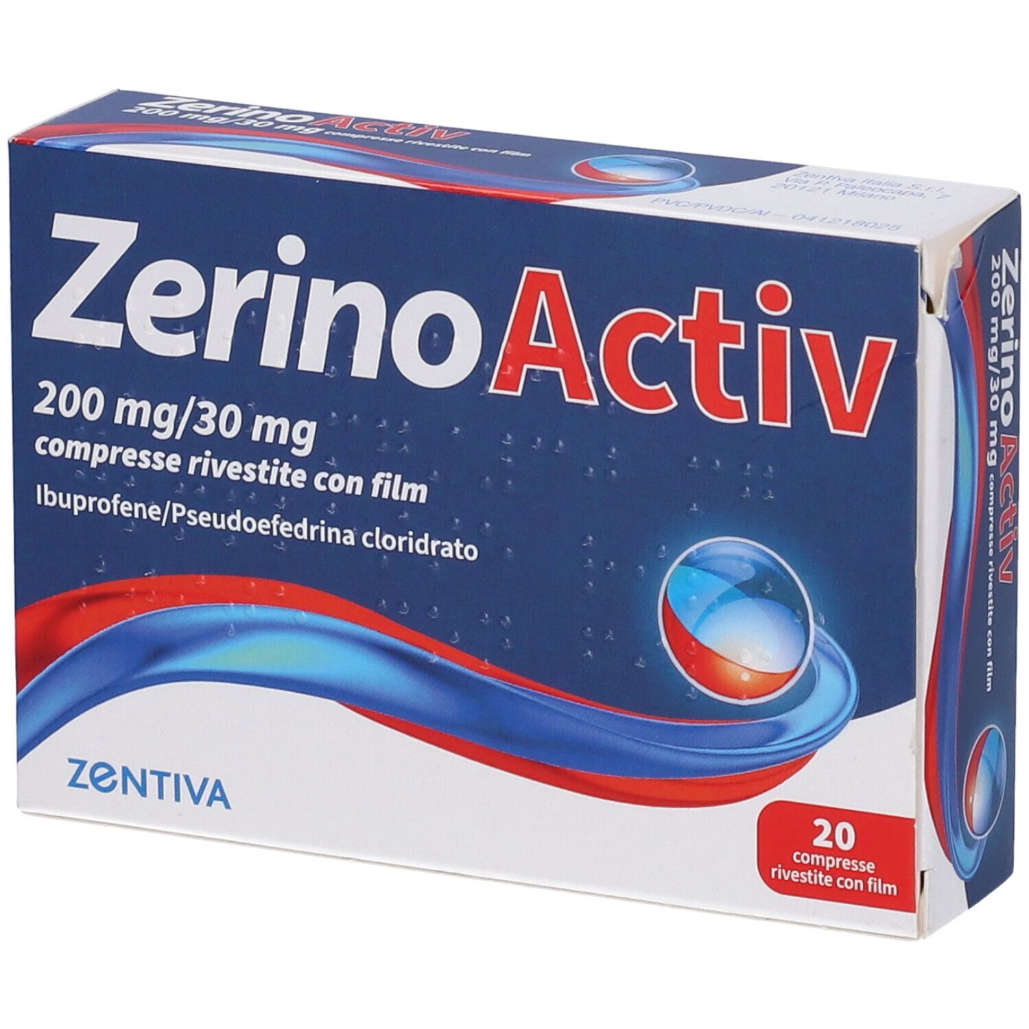 ZERINOACTIV 200 mg/30 mg compresse rivestite con film