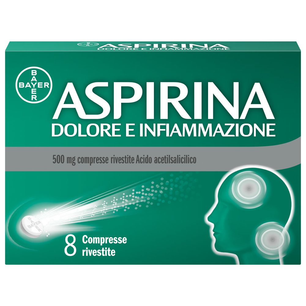 Image of Aspirina Dolore e Infiammazione Antidolorifico e Antinfiammatorio Compresse