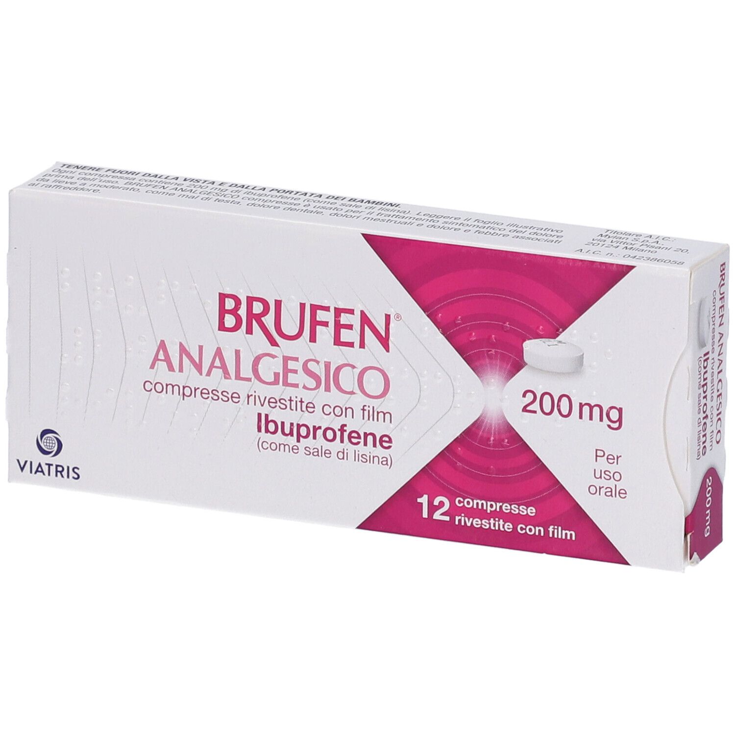 BRUFEN ANALGESICO 200 mg compresse rivestite con film