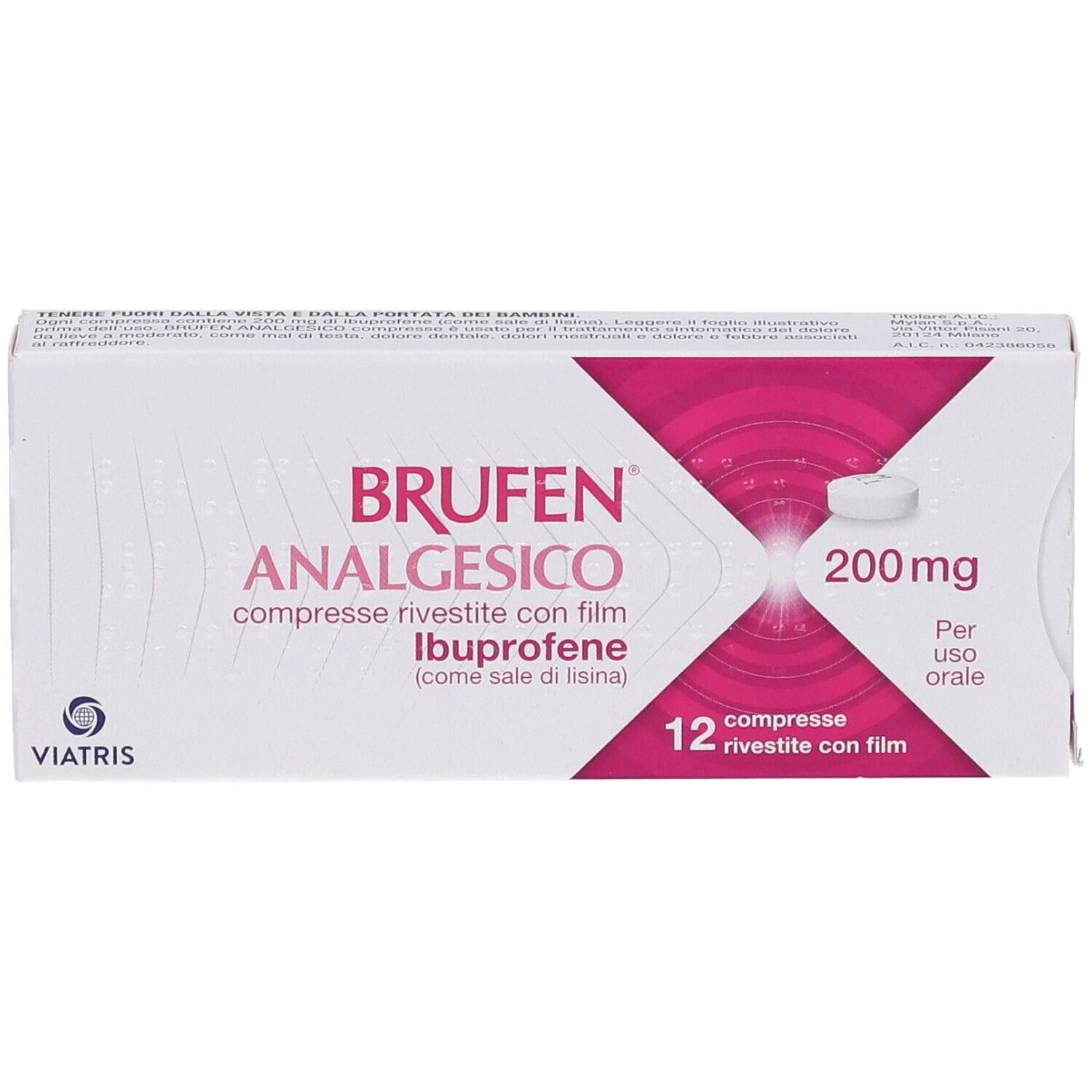 BRUFEN® Analgesico 200 Mg 12 Pz | Redcare