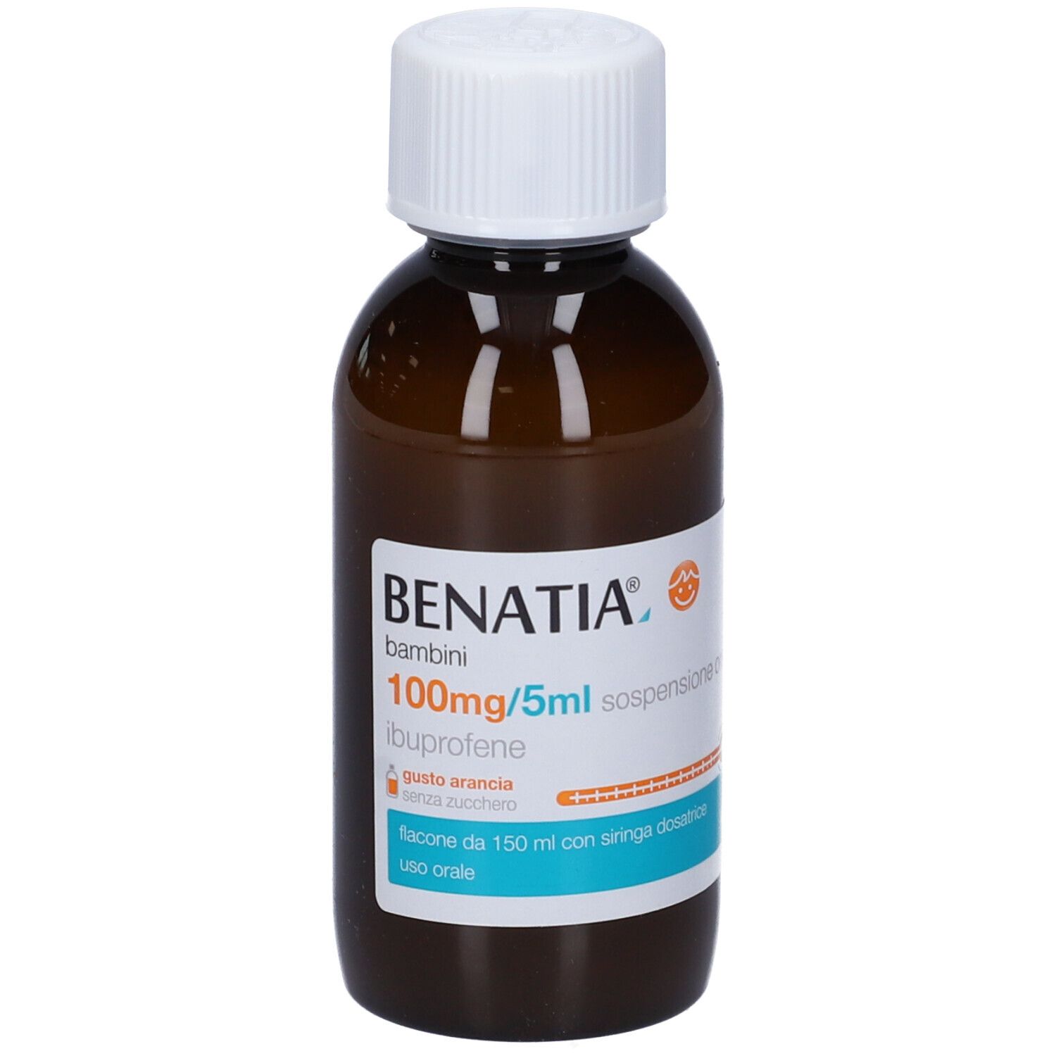 BENATIA Bambini 100mg/5ml sospensione orale gusto arancia senza zucchero
