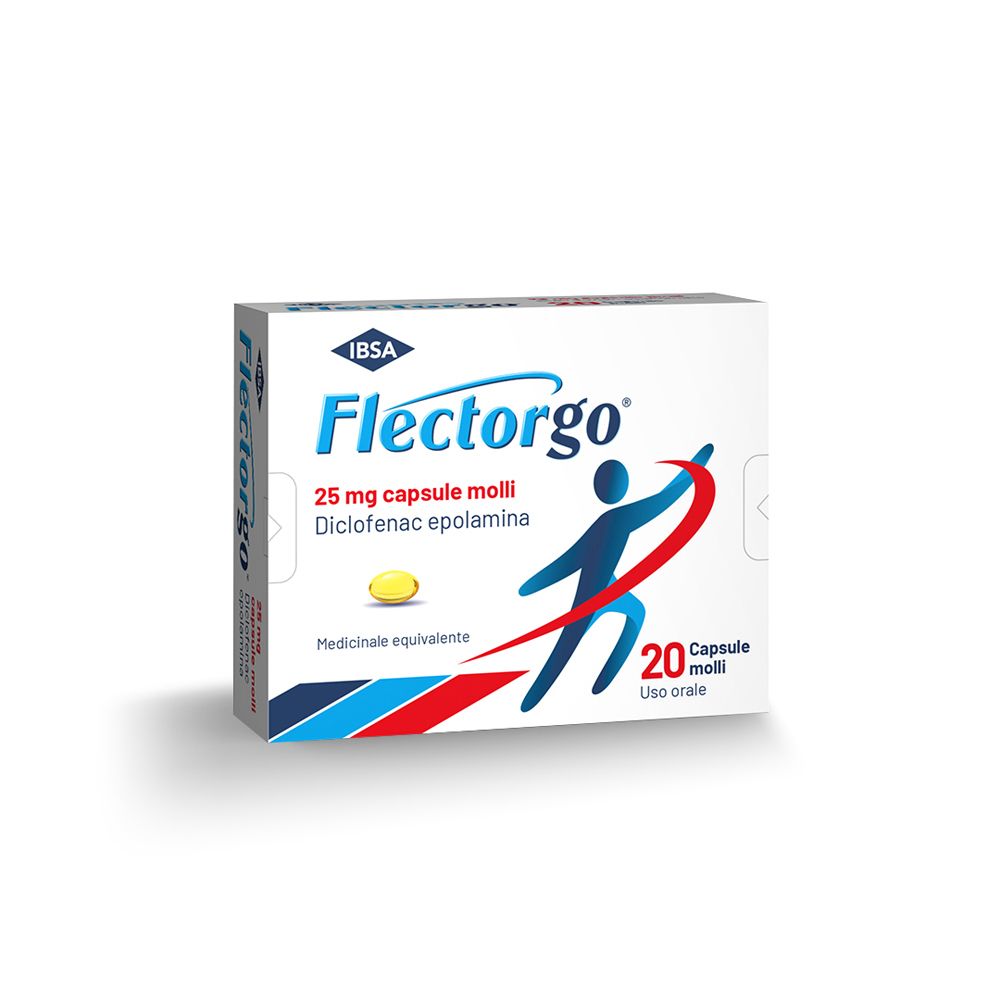 FLECTORGO 25 mg capsule molli