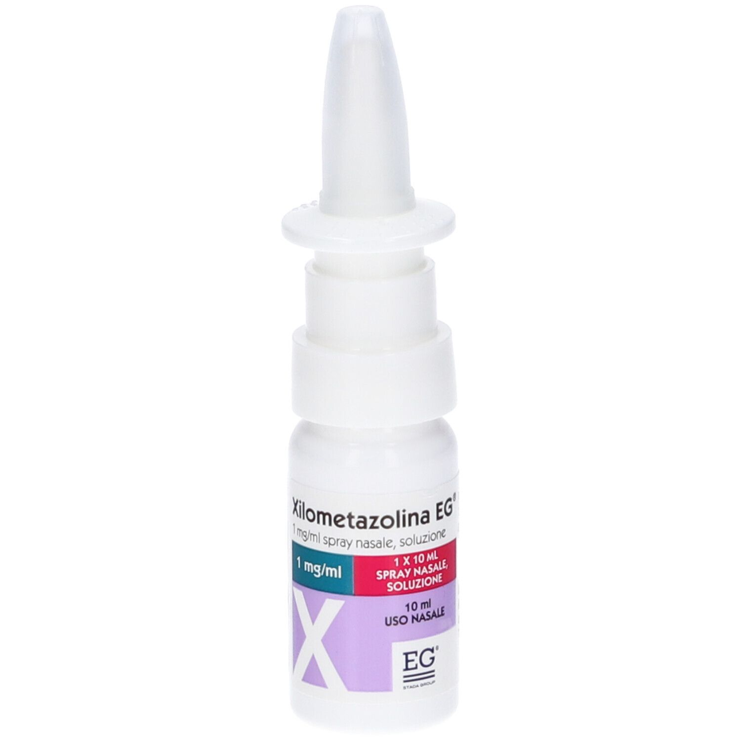 Xilometazolina Eg 1 Mg/ml Spray Nasale, Soluzione 10 ml Spray nasale