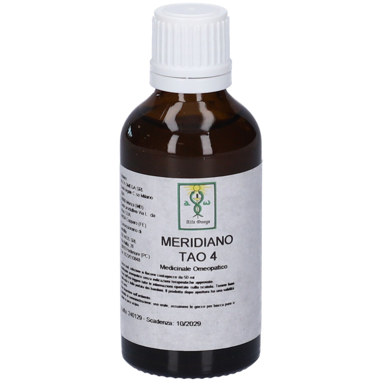 Alfa Omega Meridiano Tao 4 Gocce Orali Flacone Contagocce Gocce orali