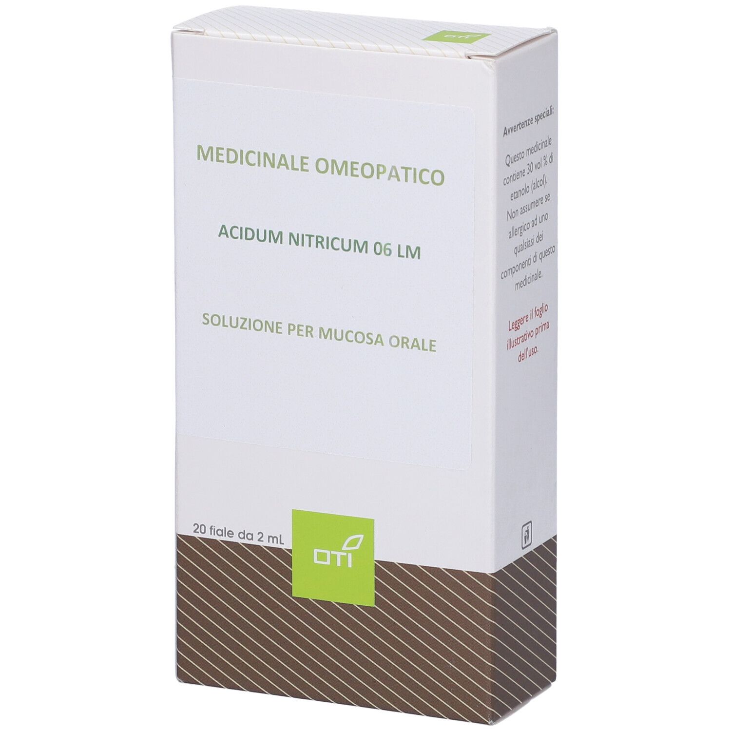 Acidum Nitricum 06 Lm Potenziata Liquida 20 Fiale 2 Ml Soluzione Idroalcolica Per Mucosa Orale