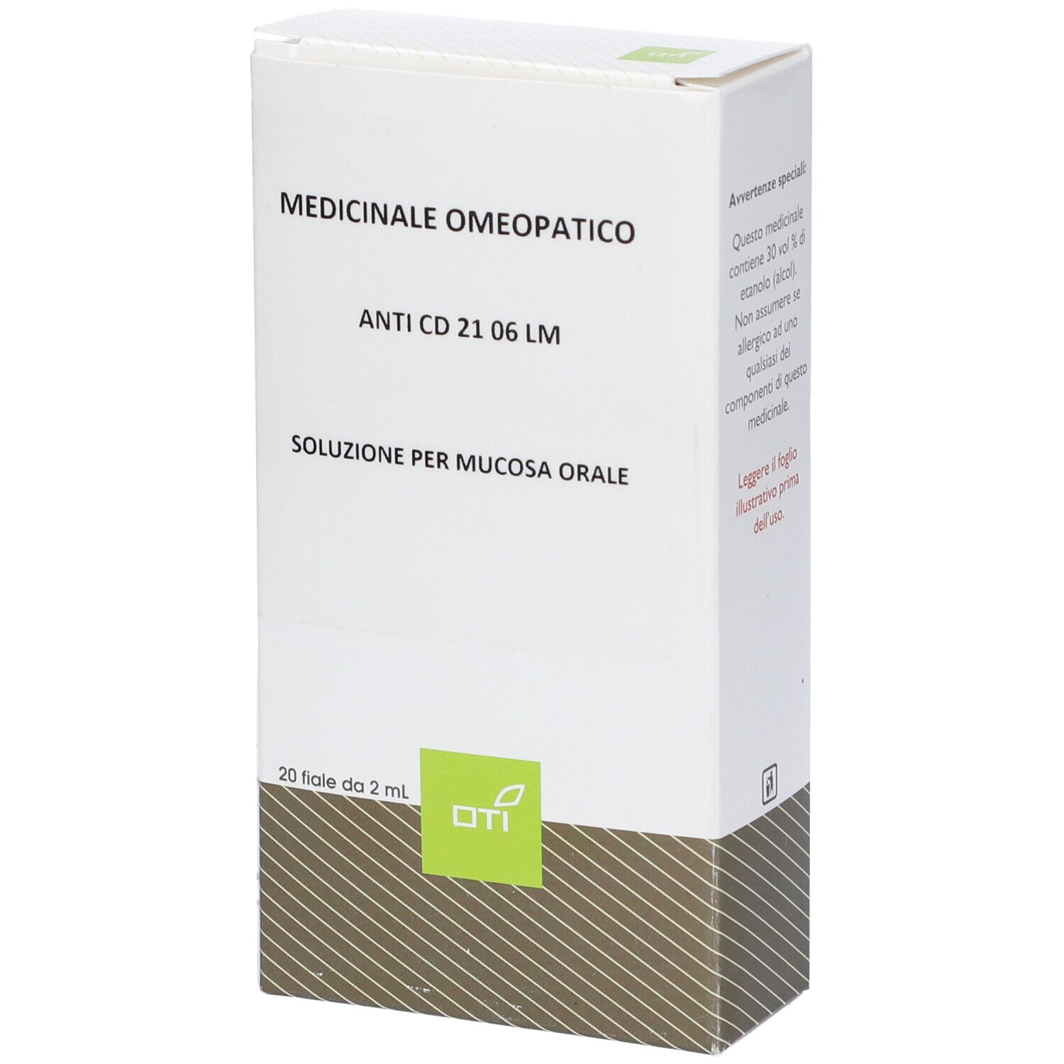 Anti Cd 21 06 Lm Potenziata Liquida 20 Fiale 2 ml Soluzione Idroalcolica per Mucosa Orale