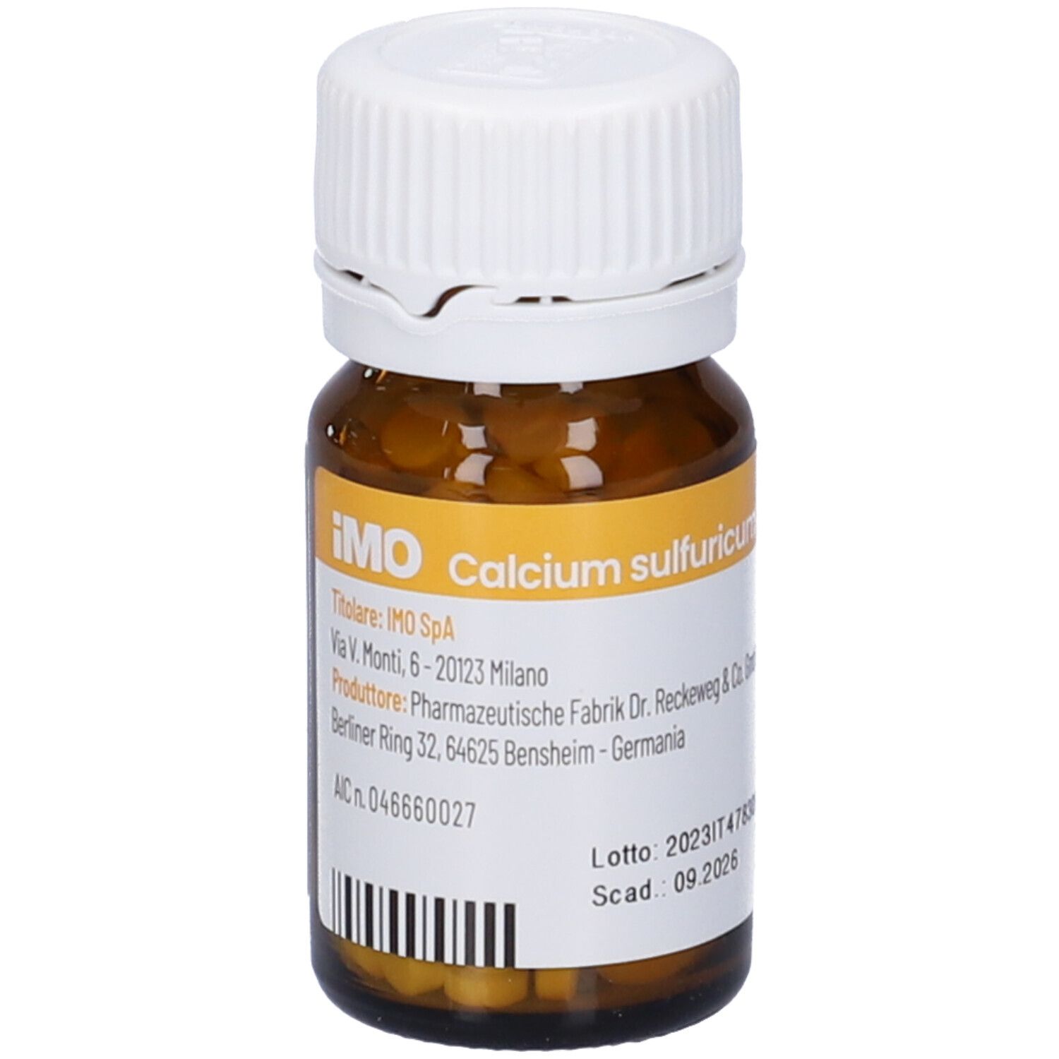 IMO Calcium Sulfuricum 12DH Compresse Orodispersibili