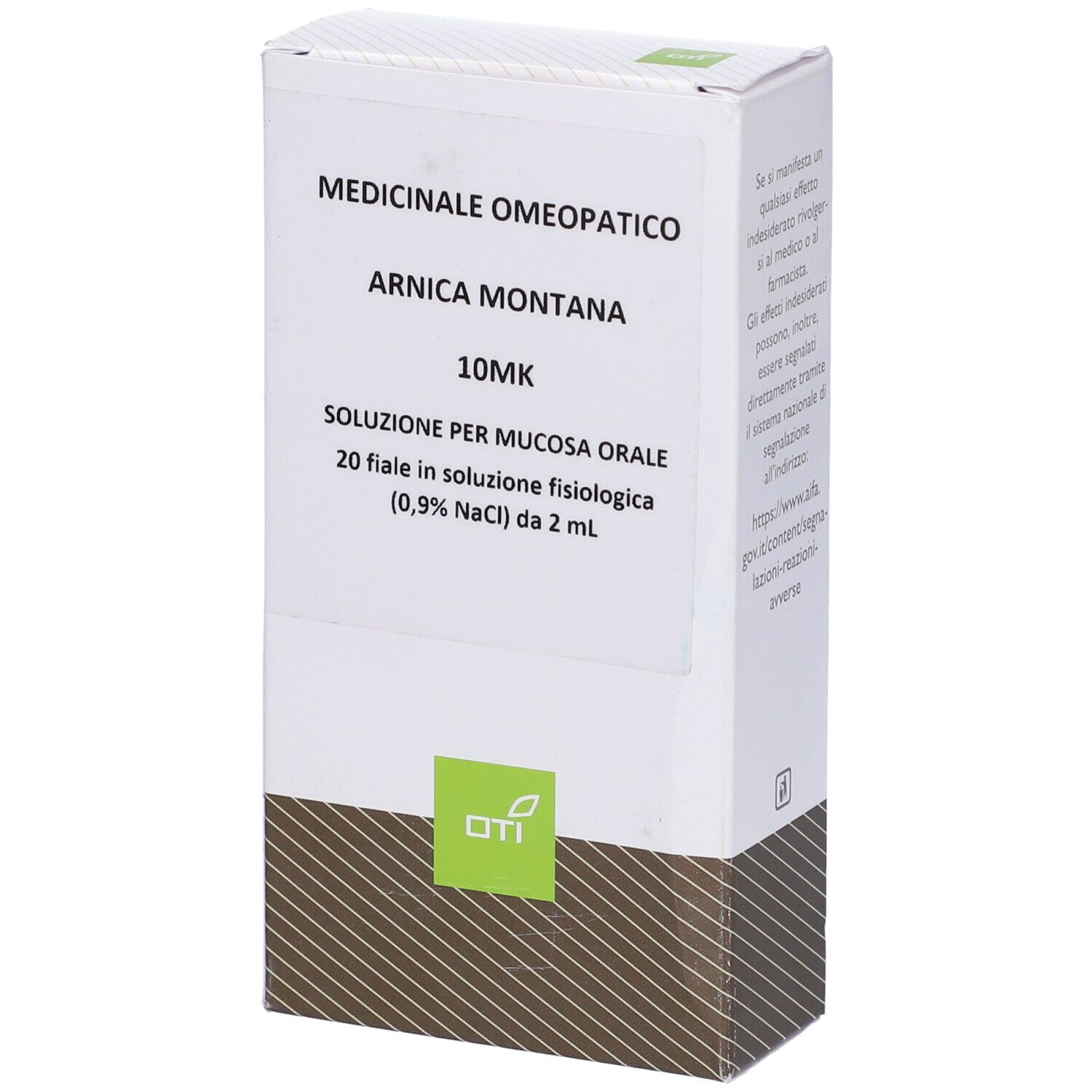 Arnica Montana 10.000K (10Mk) 20 Fiale 2 ml Soluzione Fisiologica per Mucosa Orale