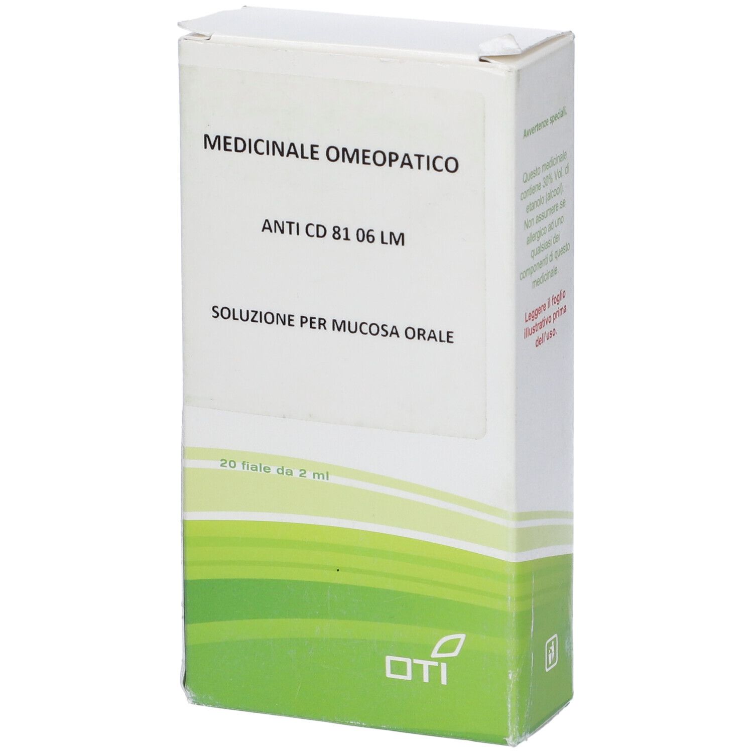 Anti Cd 81 06 Lm Potenziata Liquida 20 Fiale 2 Ml Soluzione Idroalcolica Per Mucosa Orale