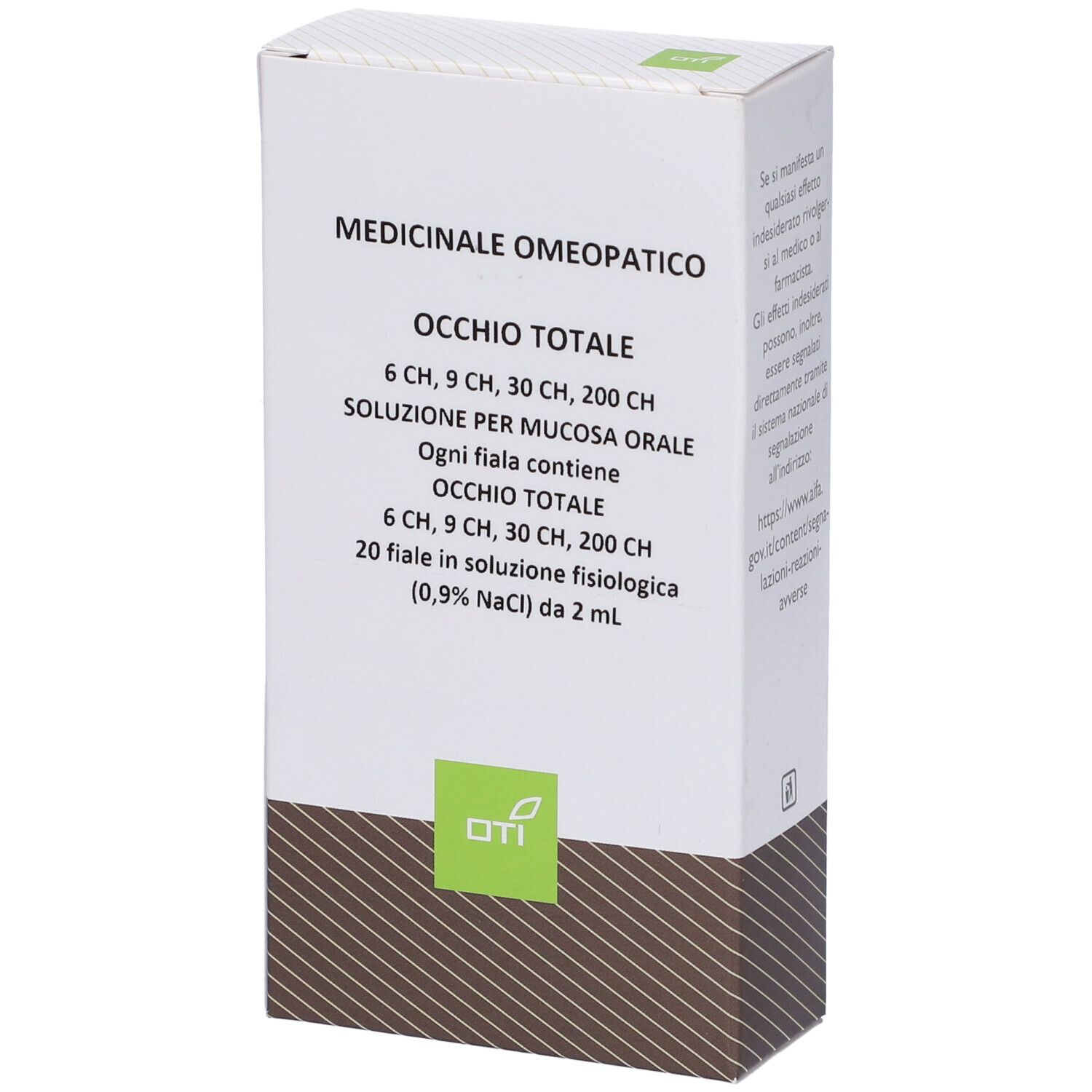 Occhio Totale*6Ch,9Ch,30Ch,200Ch (Scalare Progressivo) 20 Fiale 2 Ml Soluzione Fisiologica Per Mucosa Orale