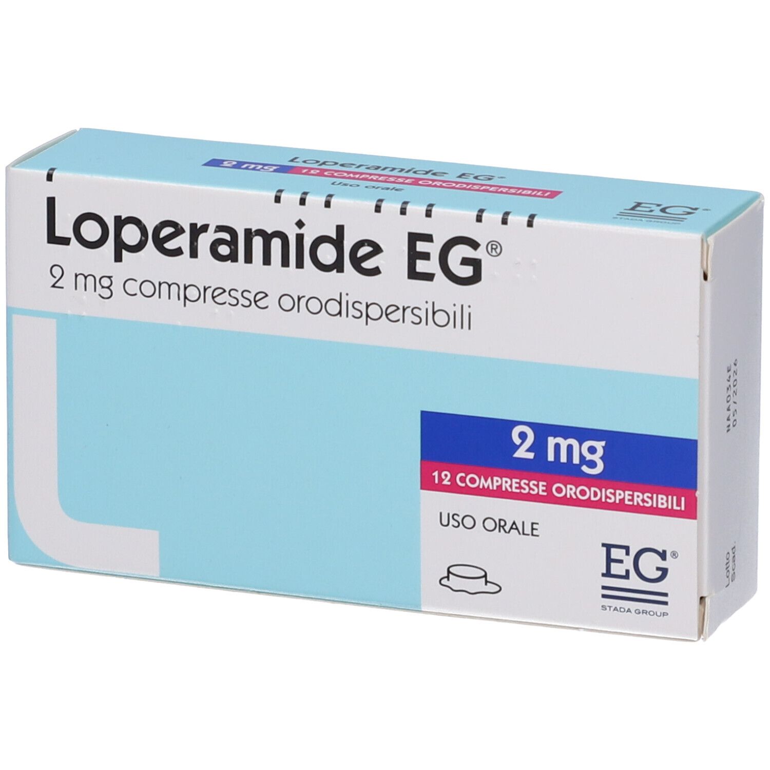 LOPERAMIDE EG 2 mg compresse orodispersibili