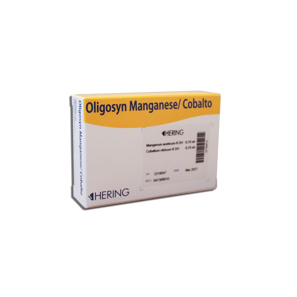 HERING Oligosyn Manganese Cobalto Orale 15 Contenitori Monodose 2 Ml