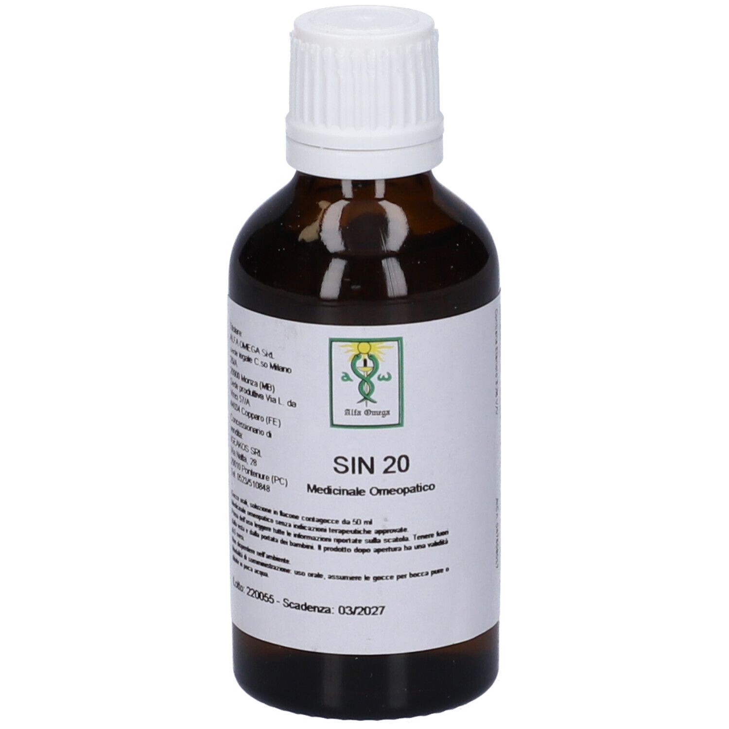 ALFA OMEGA Sin 20 Orale Gtt 50 Ml
