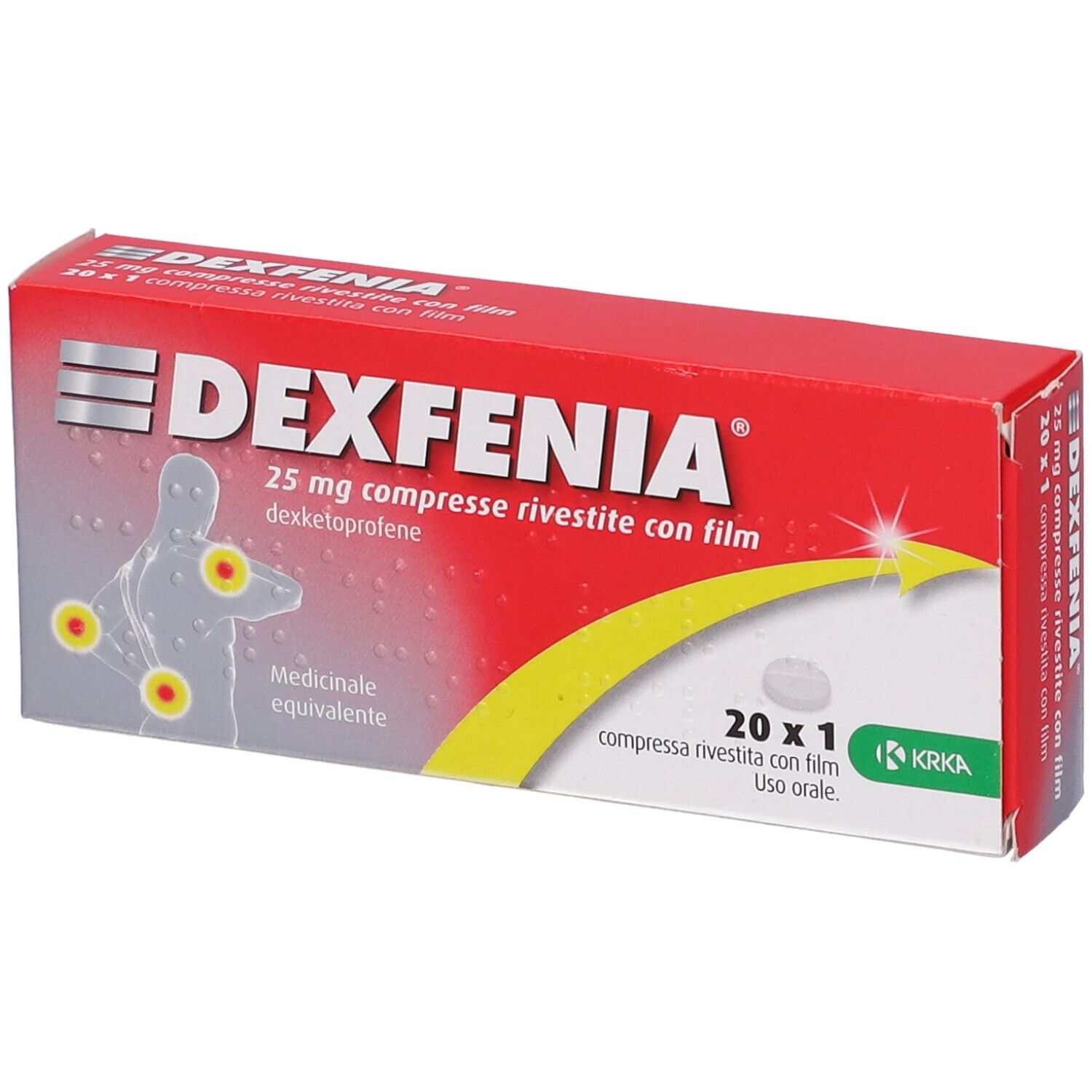 Dexfenia 25 mg compresse rivestite con film
