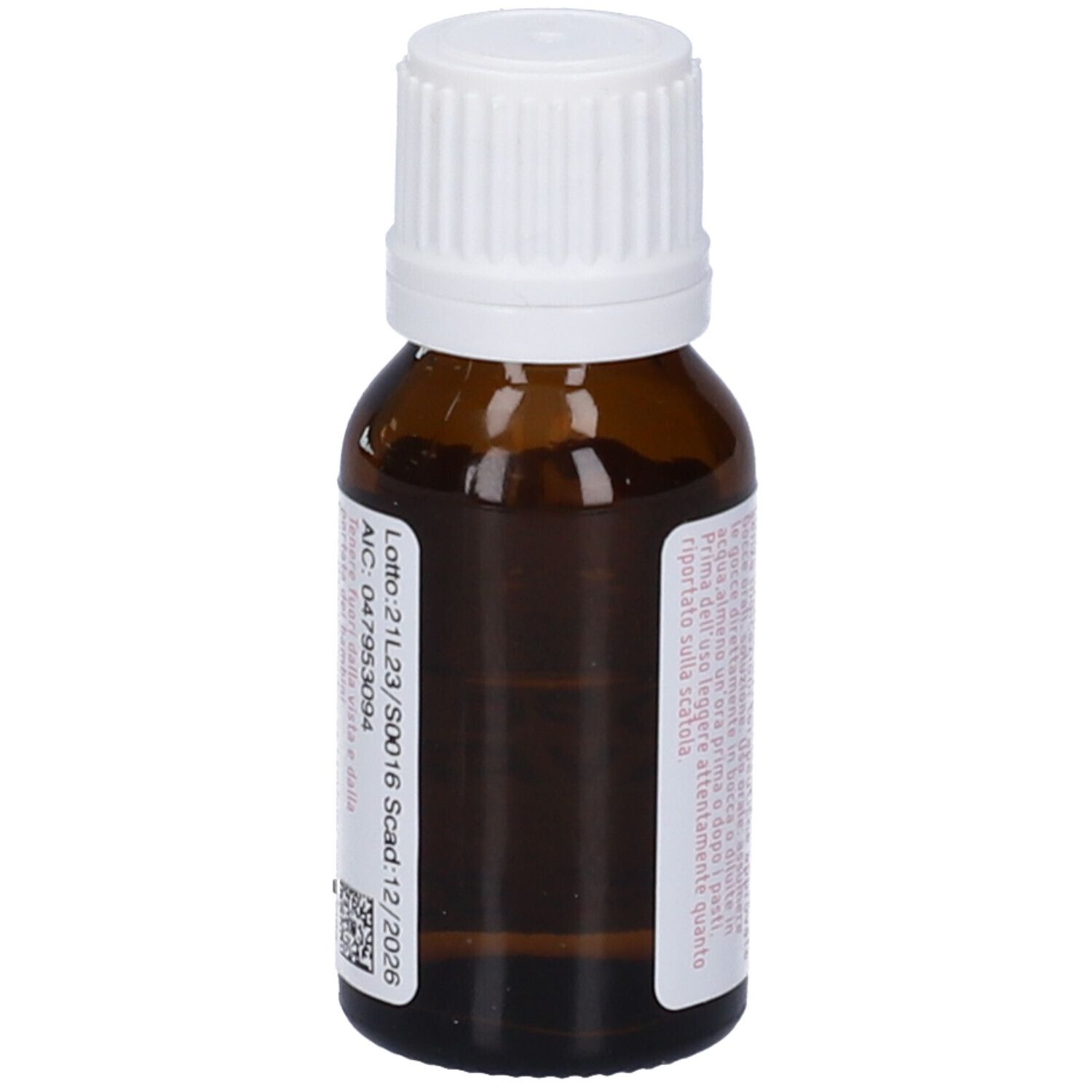 Flacone di vetro marrone con tappo bianco. L'etichetta riporta "LYCOPODIUM CLAVATUM dynamis 60 LM".