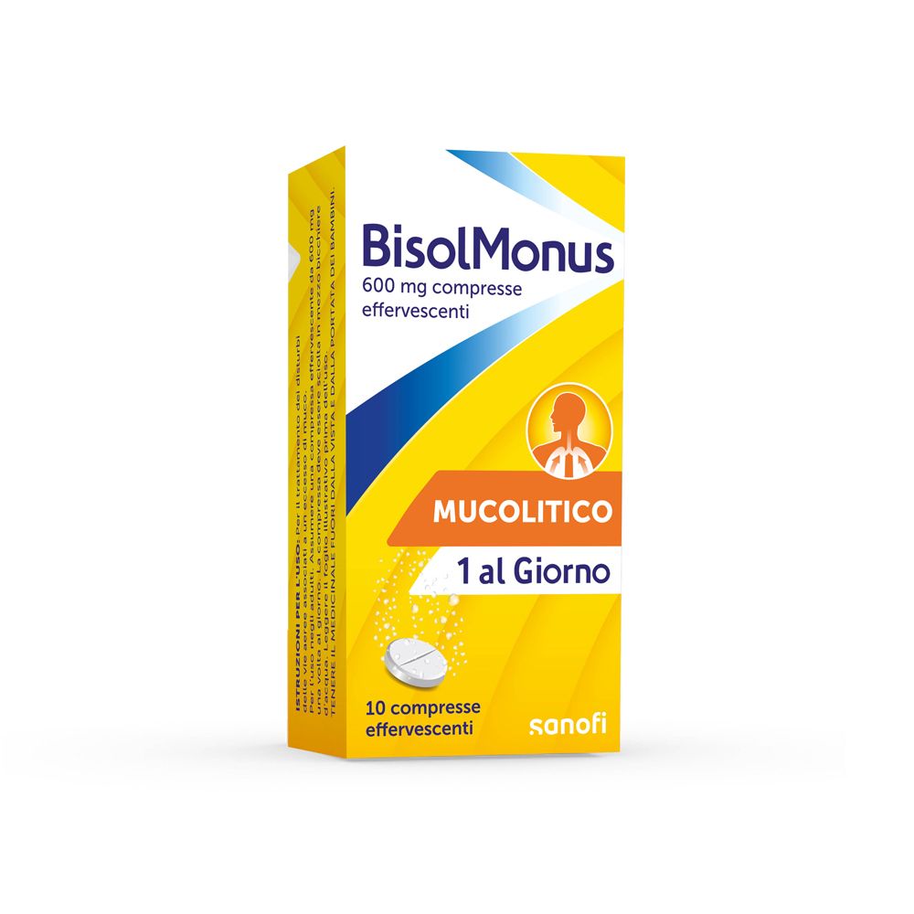 Bisolmonus: compresse effervescenti per la Tosse Grassa (600 MG)