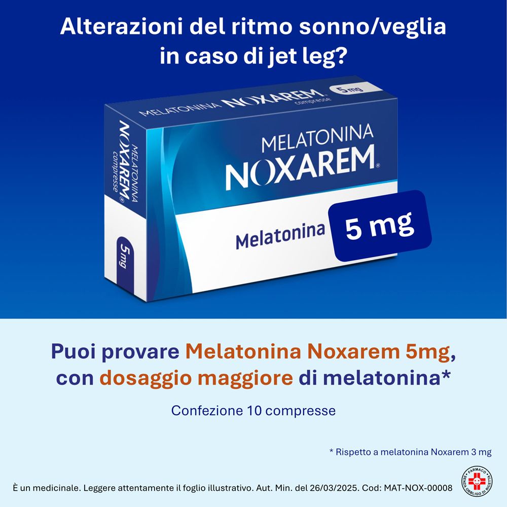 Melatonina Noxarem Compresse 5 mg