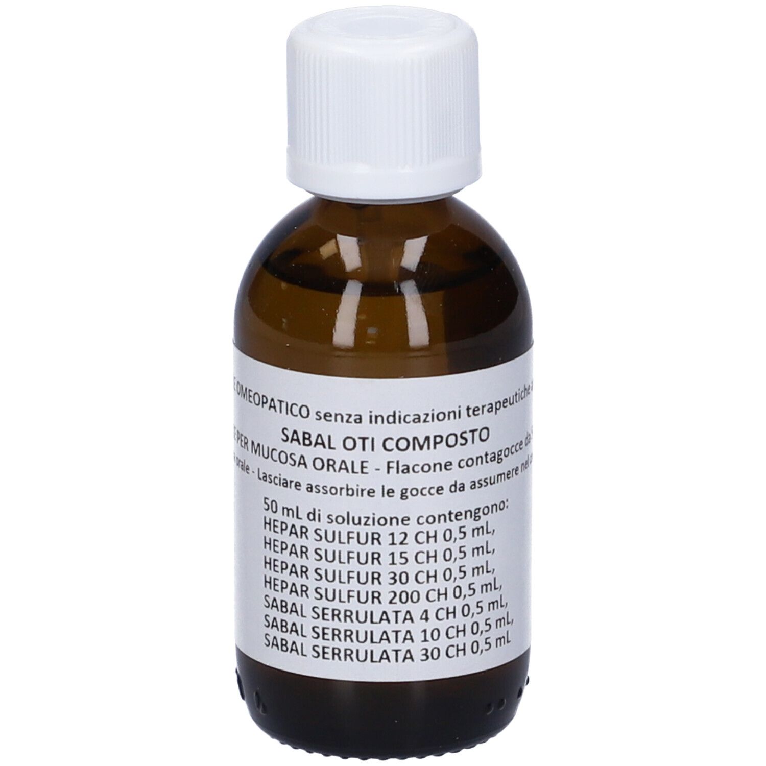Sabal Oti Composto*Orale Gtt 50 Ml In Soluzione Idroalcolica Al 30% V/V