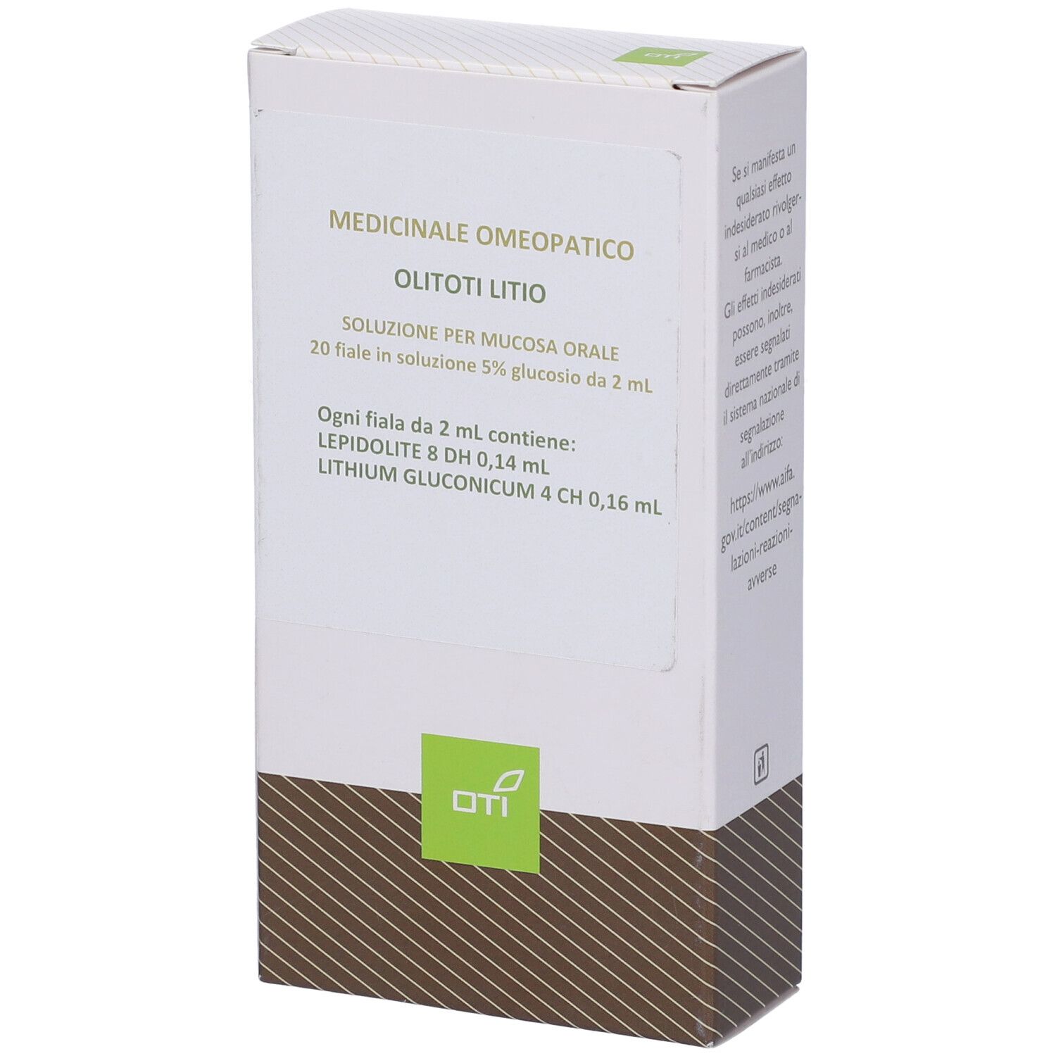 Olitoti Litio*Orale 20 Fiale 5% 2 Ml Con Glucosio