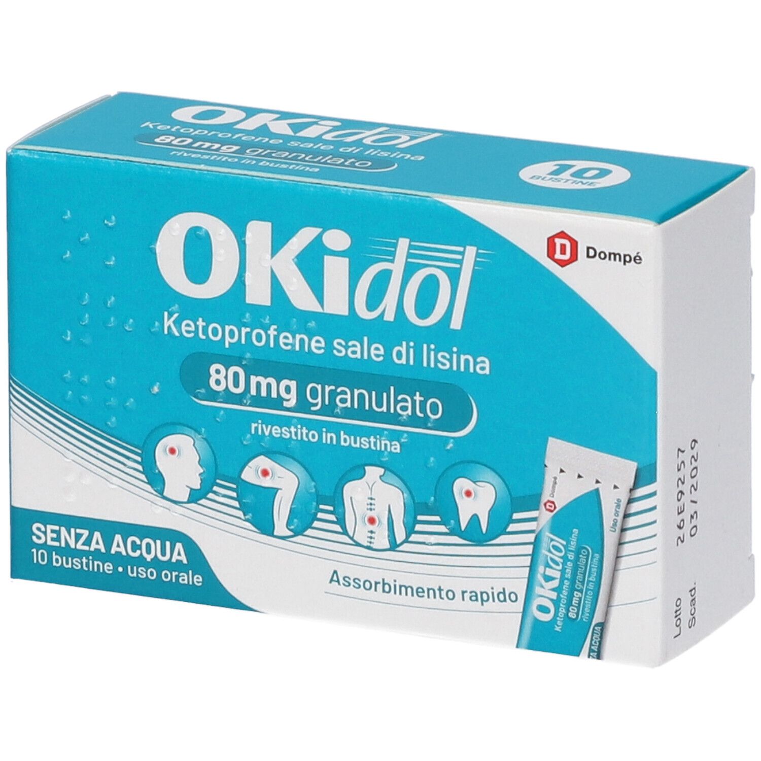 OKidol 80mg Granulato Rivestito in Bustina