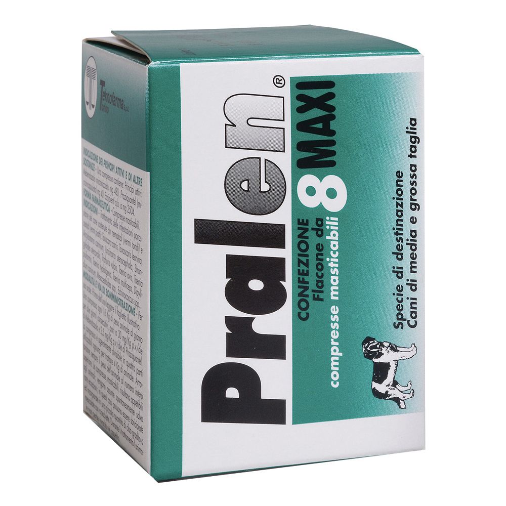 Pralen Maxi 480 Mg + 40 Mg Compresse Masticabili Per Cani Di Media E Grossa Taglia