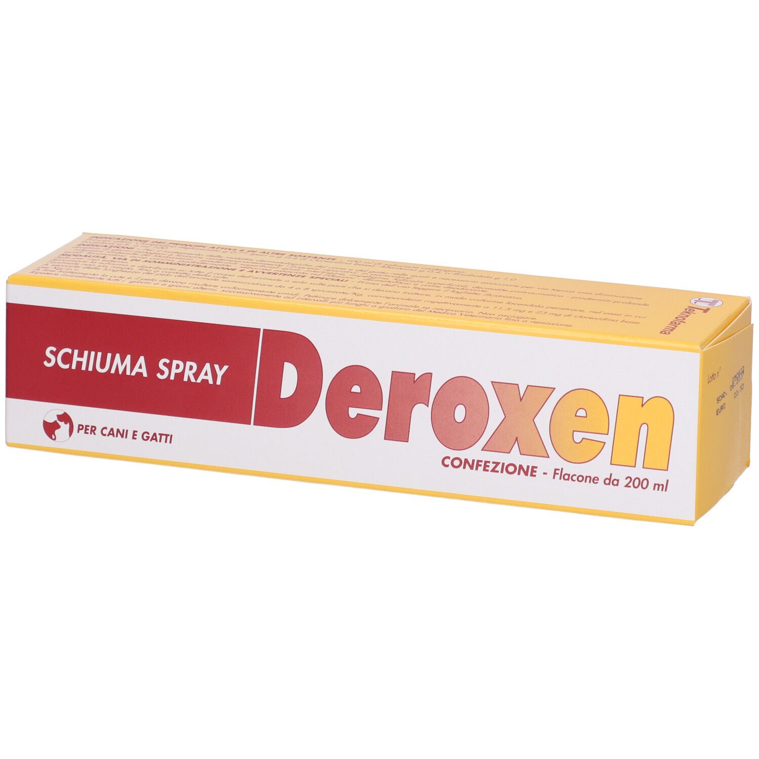 Deroxen Schiuma Spray, 4 Mg/Ml Schiuma Cutanea Per Cani E Gatti