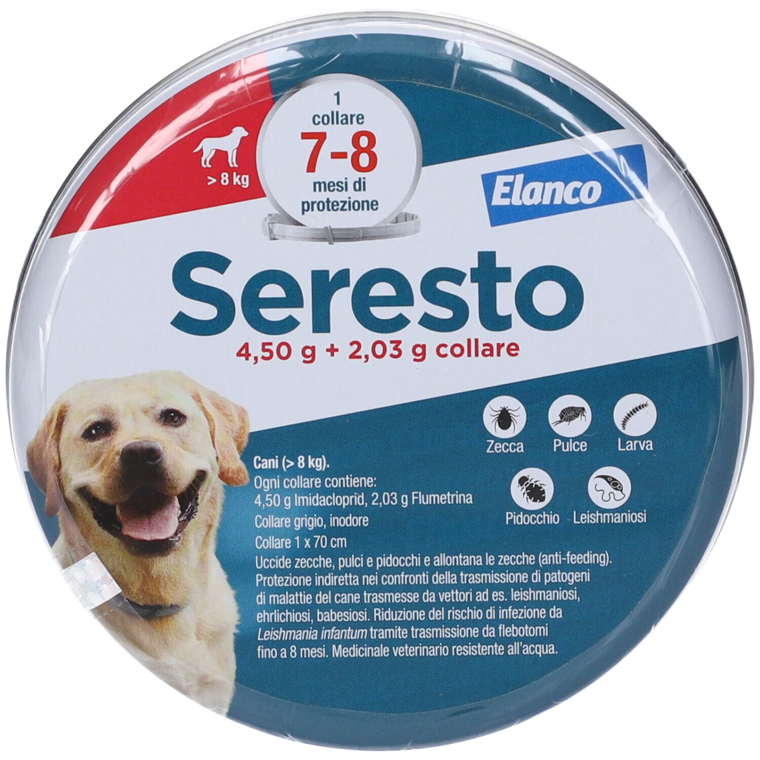 ELANCO SERESTO COLLARE ANTIPASSITARIO PER CANI DI PESO SUP. A 8 KG - NEW PACK - Immagine 10