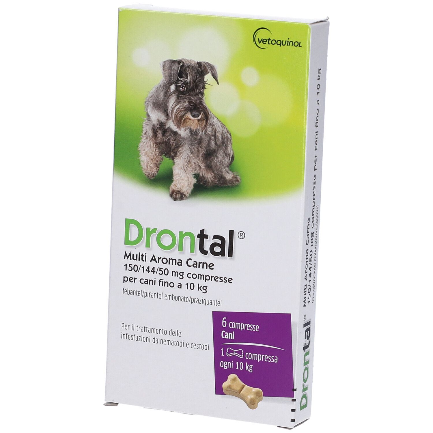 Drontal Uomo Multi Aroma Carne 6 Compresse Cani Pz