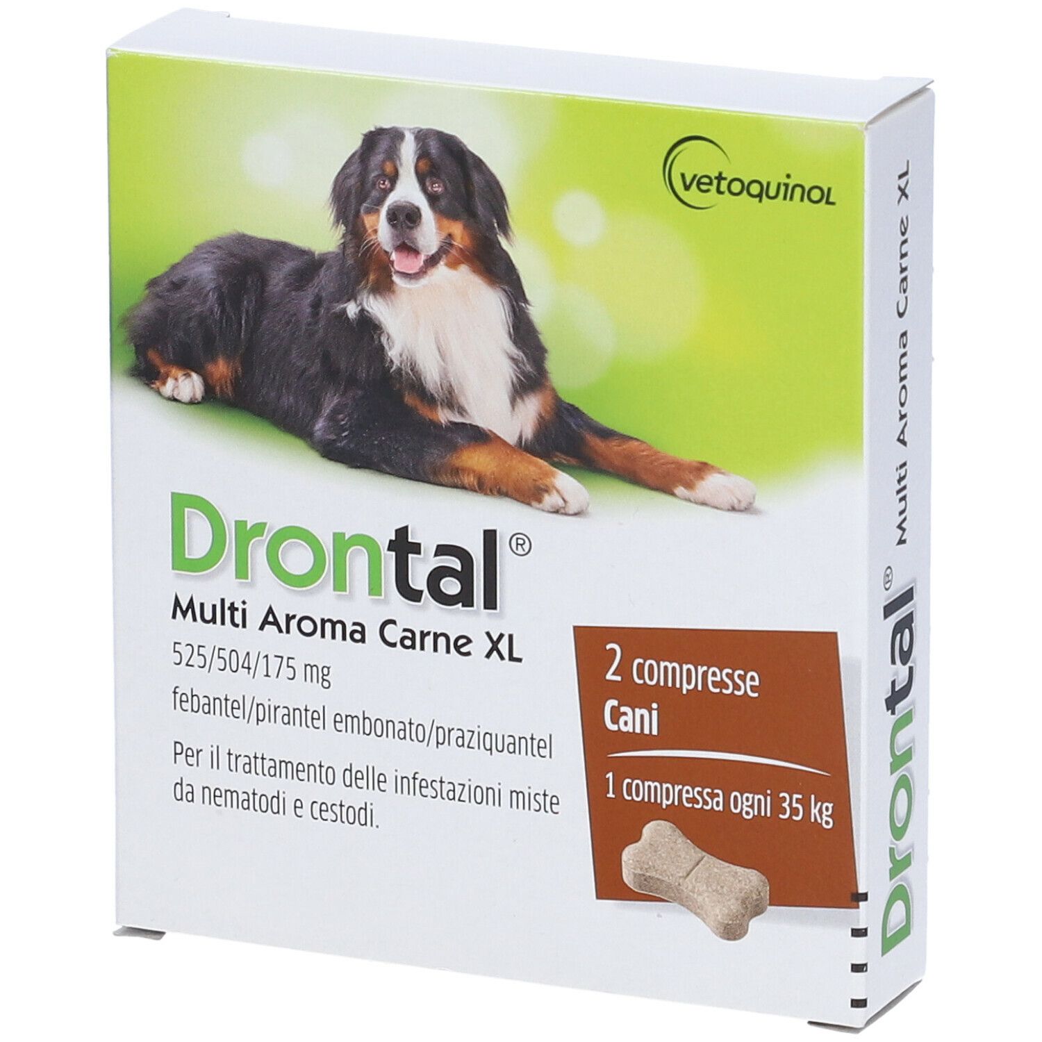 DRONTAL MULTI AROMA CARNE XL 2 compresse cani XL