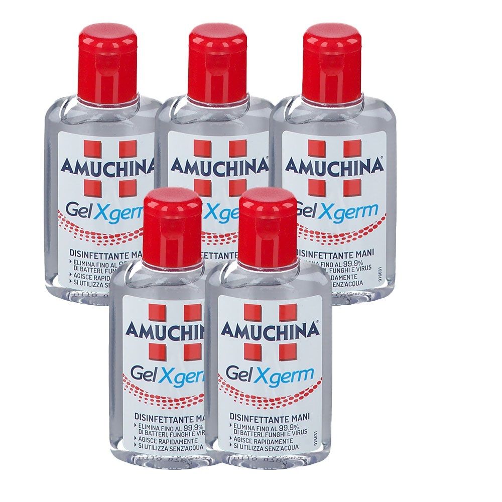 AMUCHINA® Gel X Germ Disinfettante Mani Set da 5