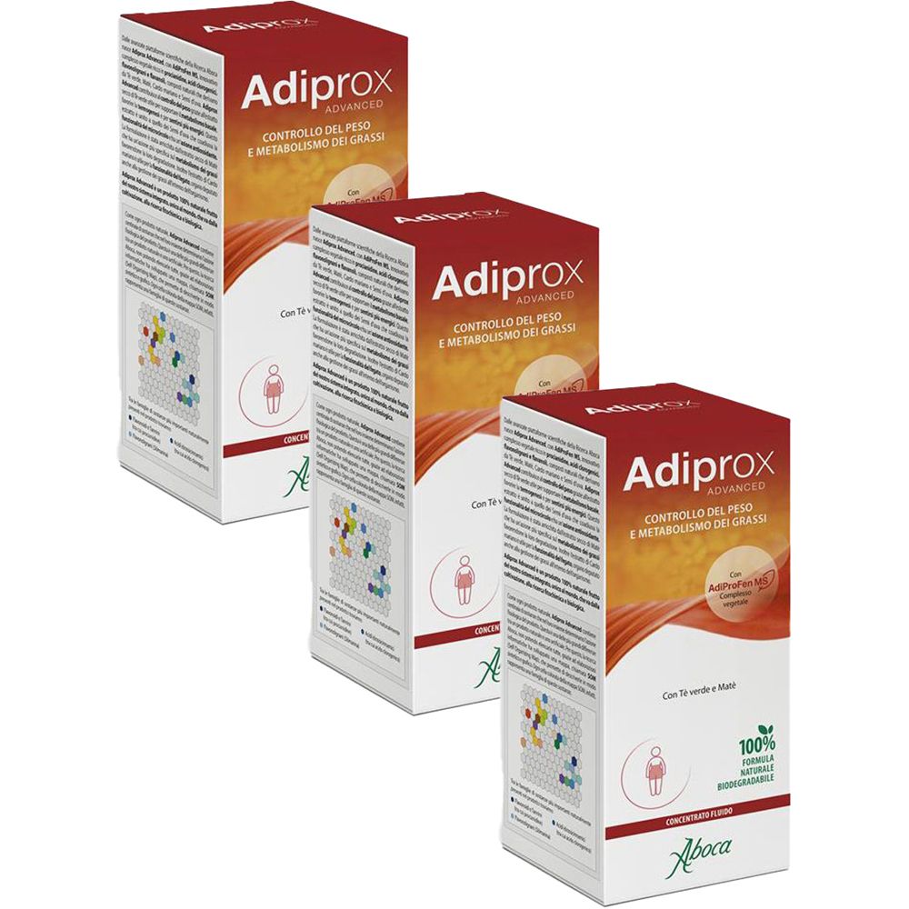 Aboca® Adiprox Advanced Concentrato Fluido Set da 3 3x325 kg Soluzione