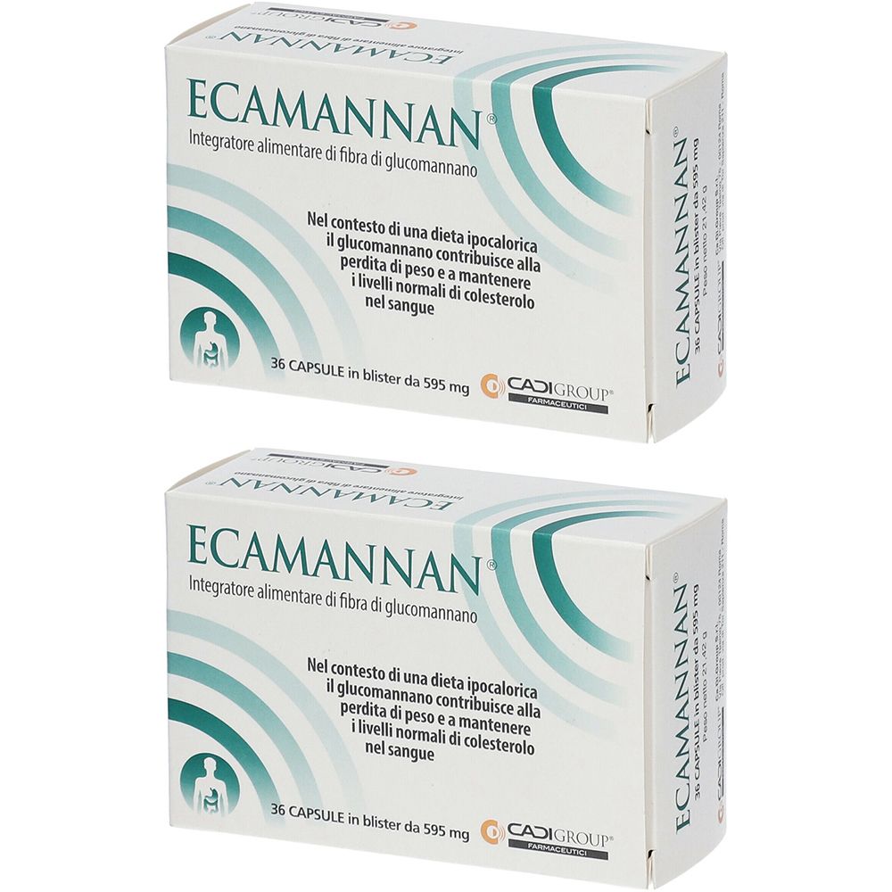Image of Ecamannan® Integratore Alimentare Set da 2