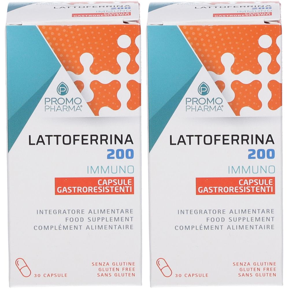PromoPharma® LATTOFERRINA 200 IMMUNO Set da 2