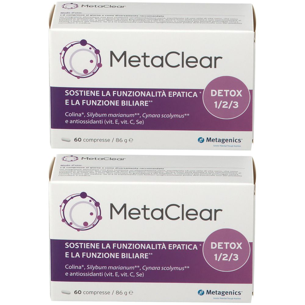 Metagenics™ MetaClear® Set da 2