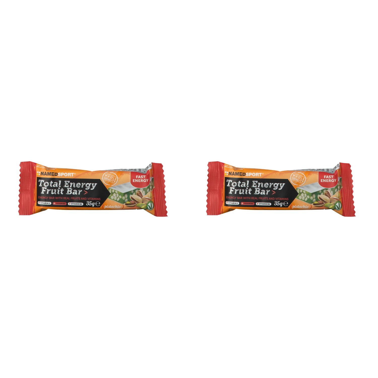 NAMEDSPORT® Total Energy Fruit Bar Pistacchio Set da 2